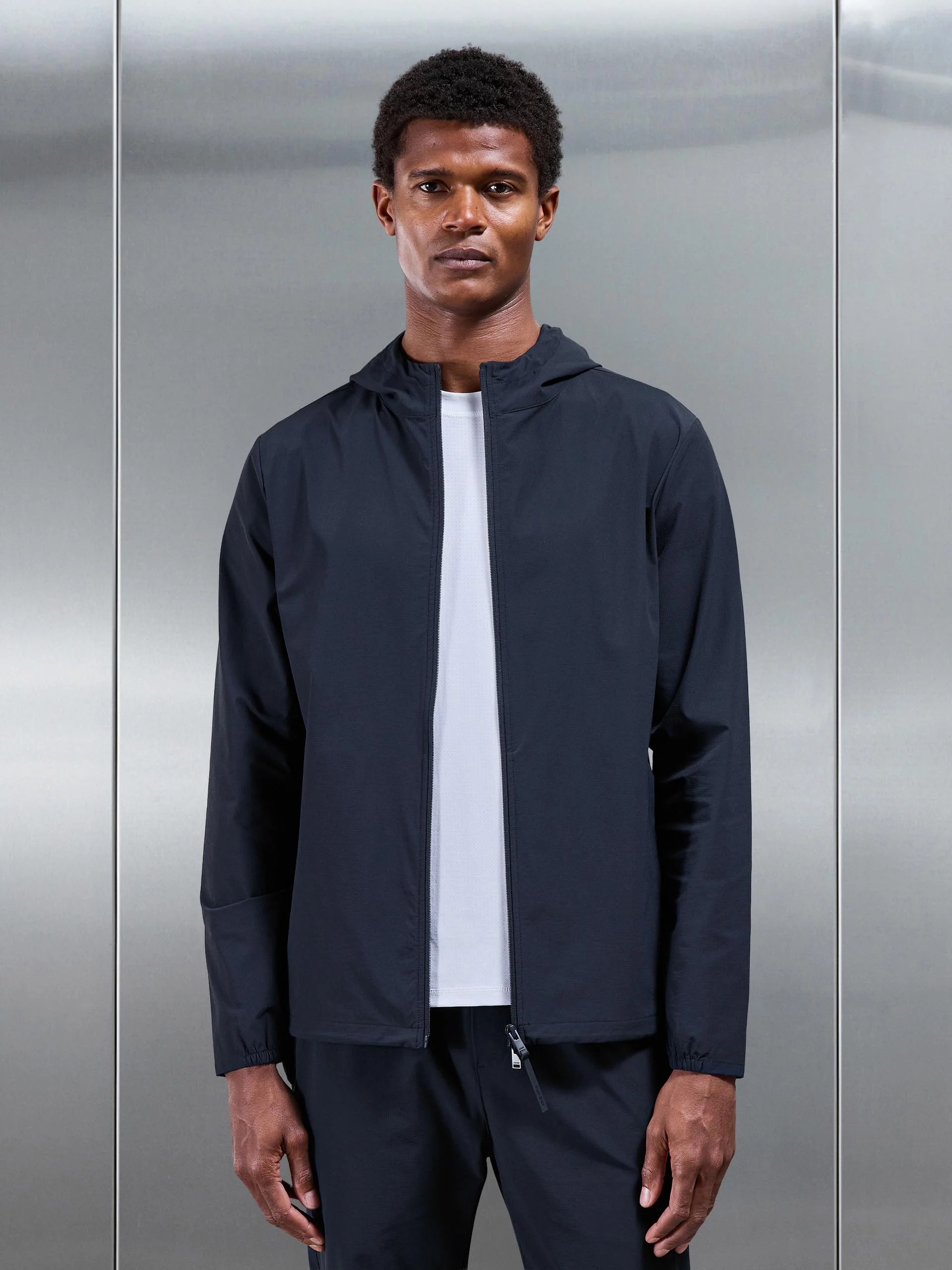 Active Technical Windbreaker in Navy - Image 8