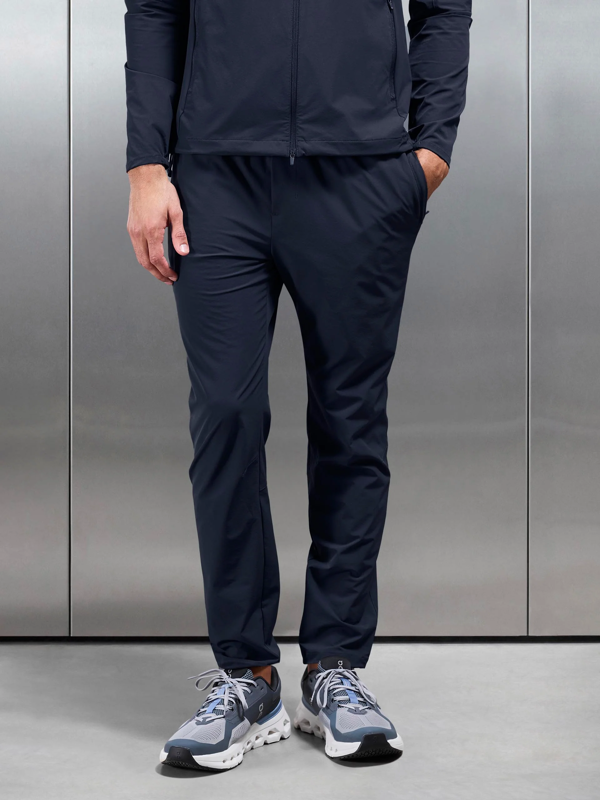 Active Trackpant in Navy - Image 3