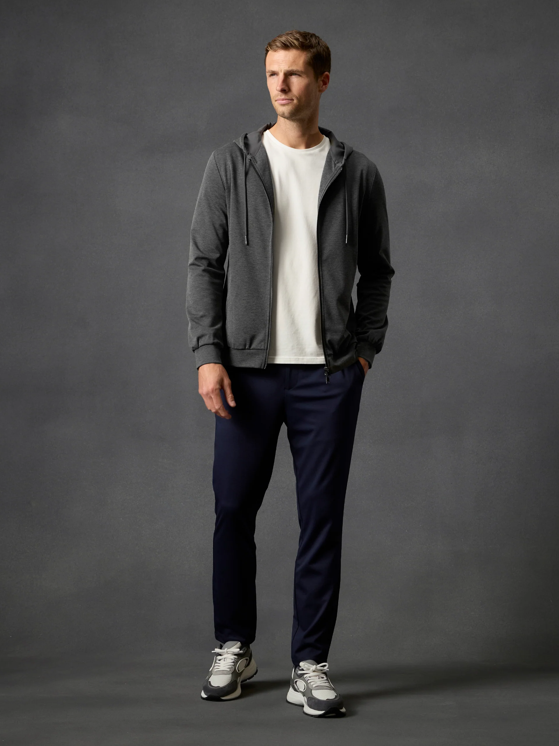 Athleisure Jacket in Dark Grey - Image 2