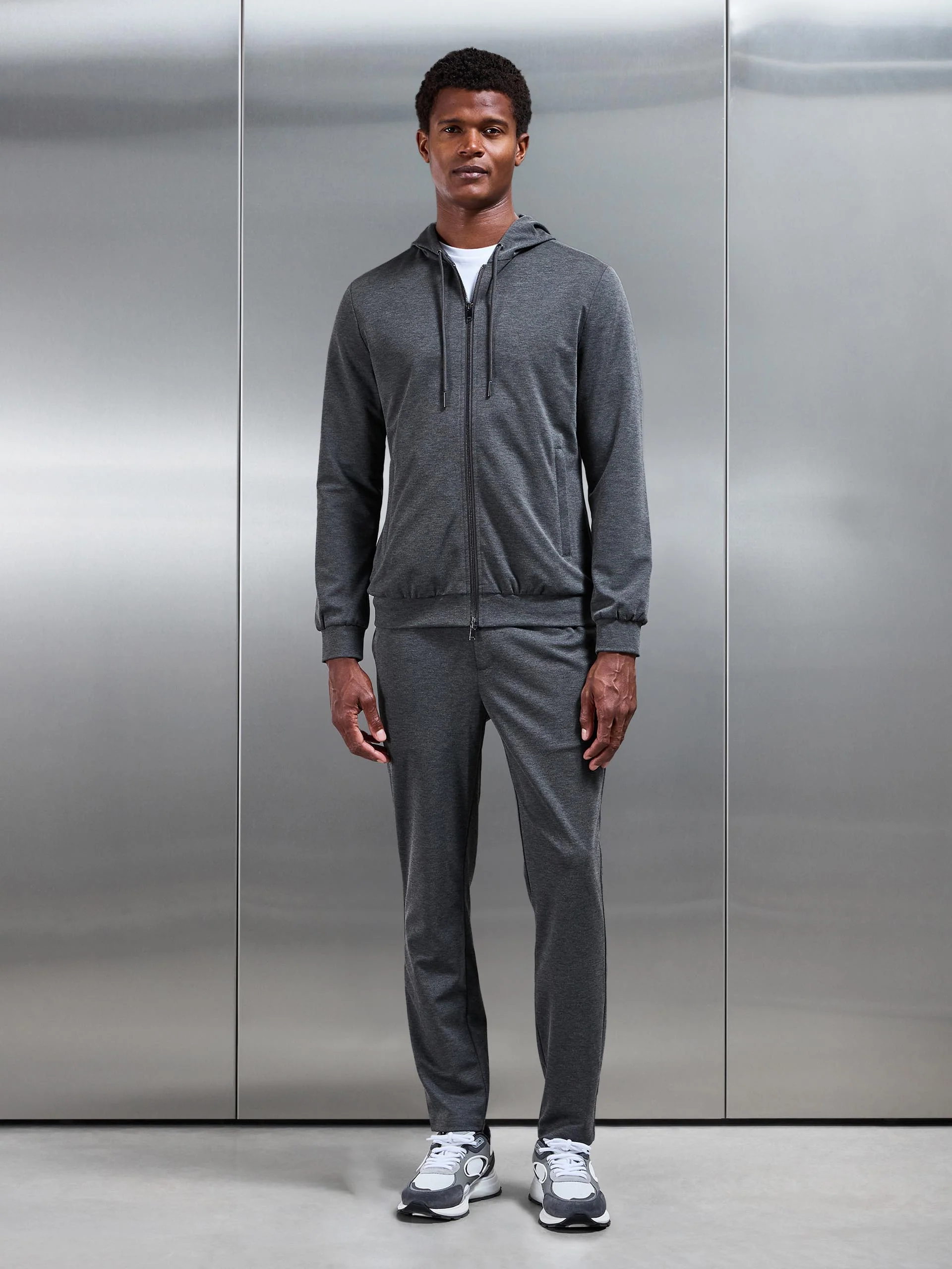 Athleisure Jacket in Dark Grey - Image 3