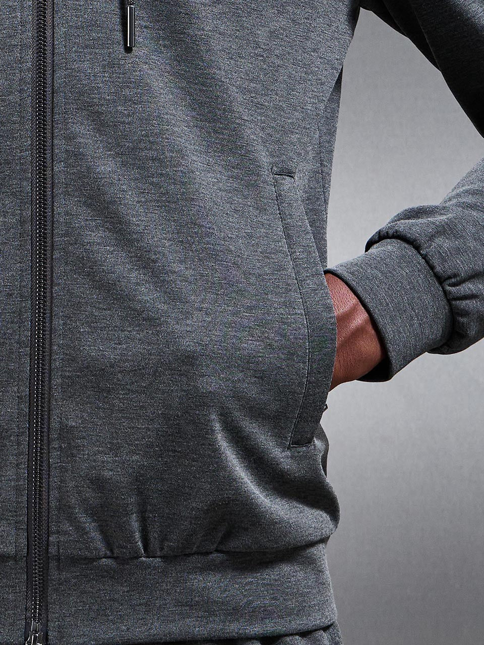 Athleisure Jacket in Dark Grey - Image 5