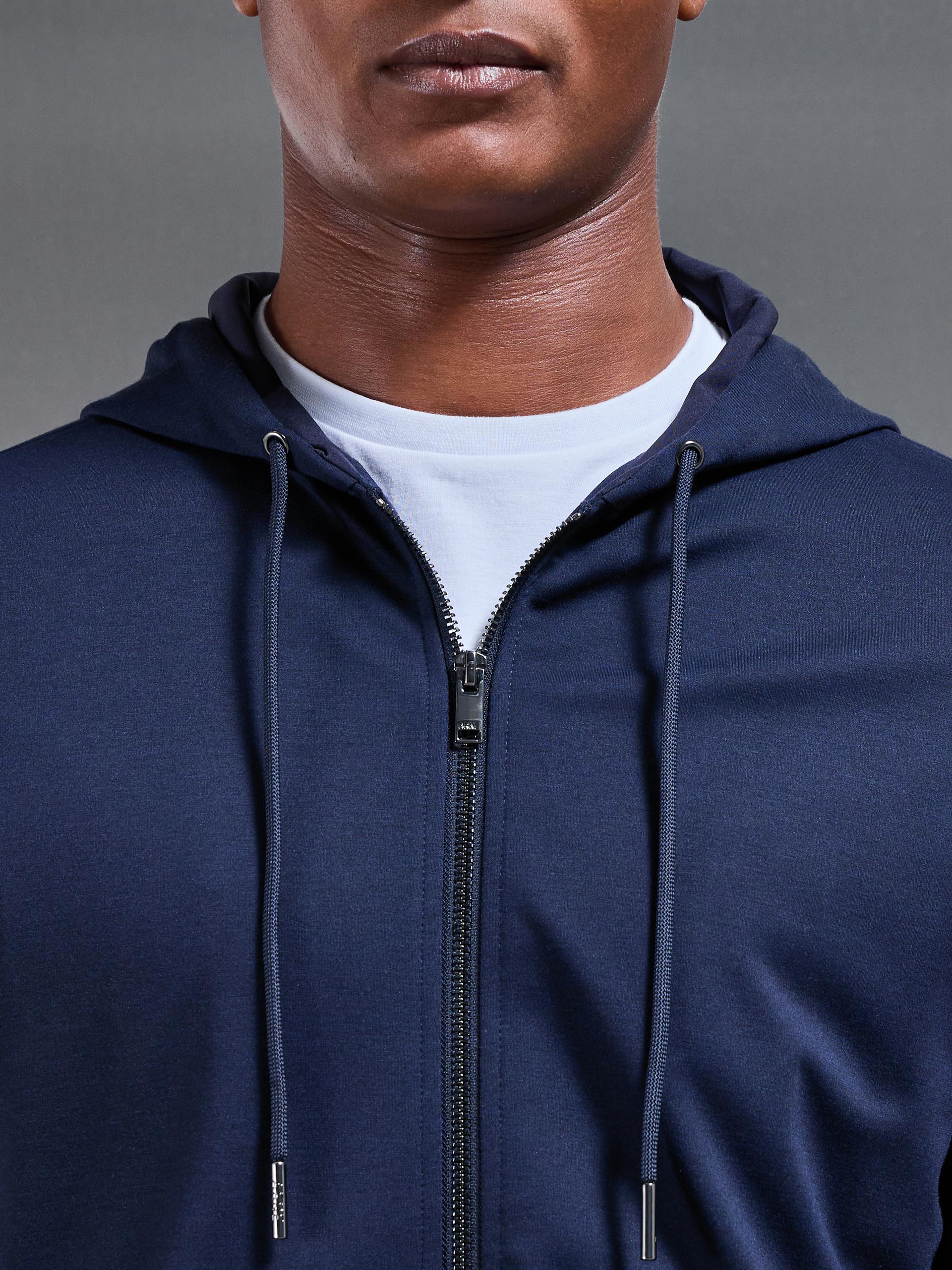 Athleisure Jacket in Navy - Image 4