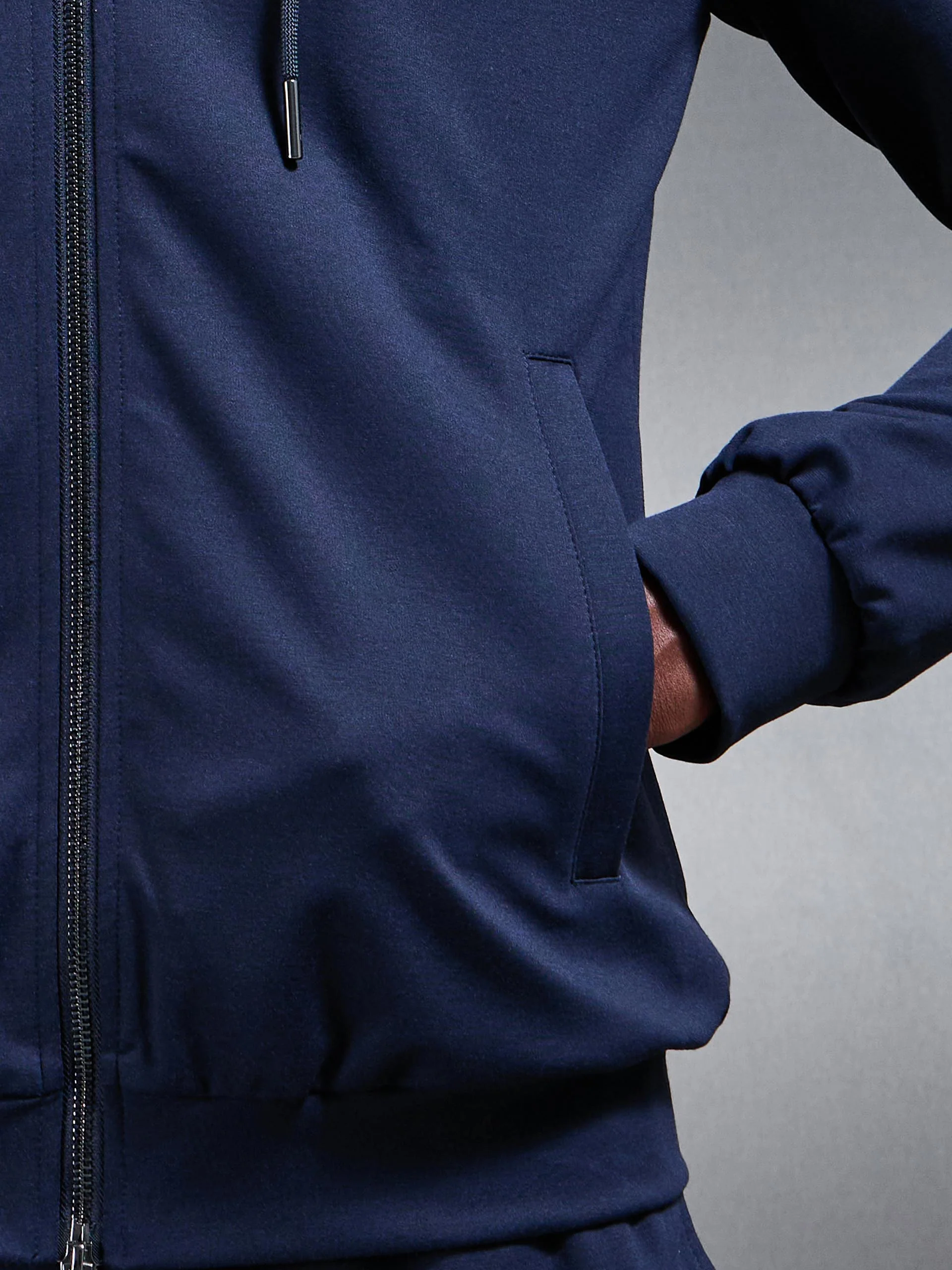 Athleisure Jacket in Navy - Image 5