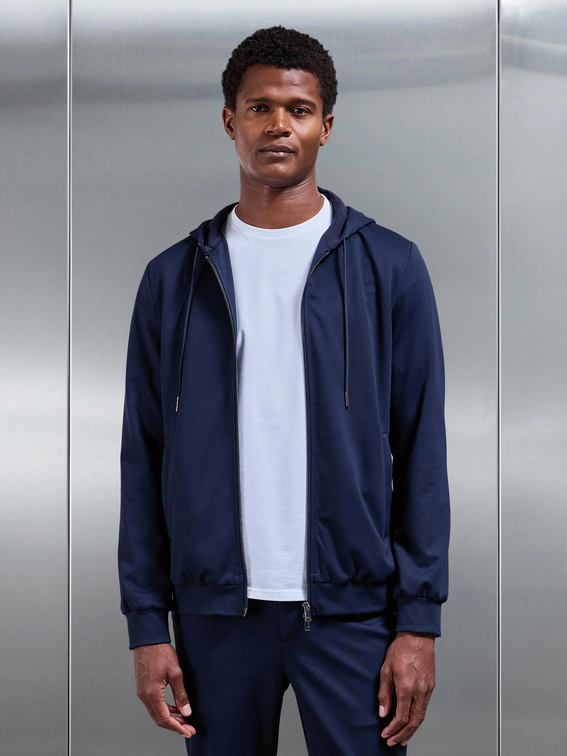 Athleisure Jacket in Navy - Image 7