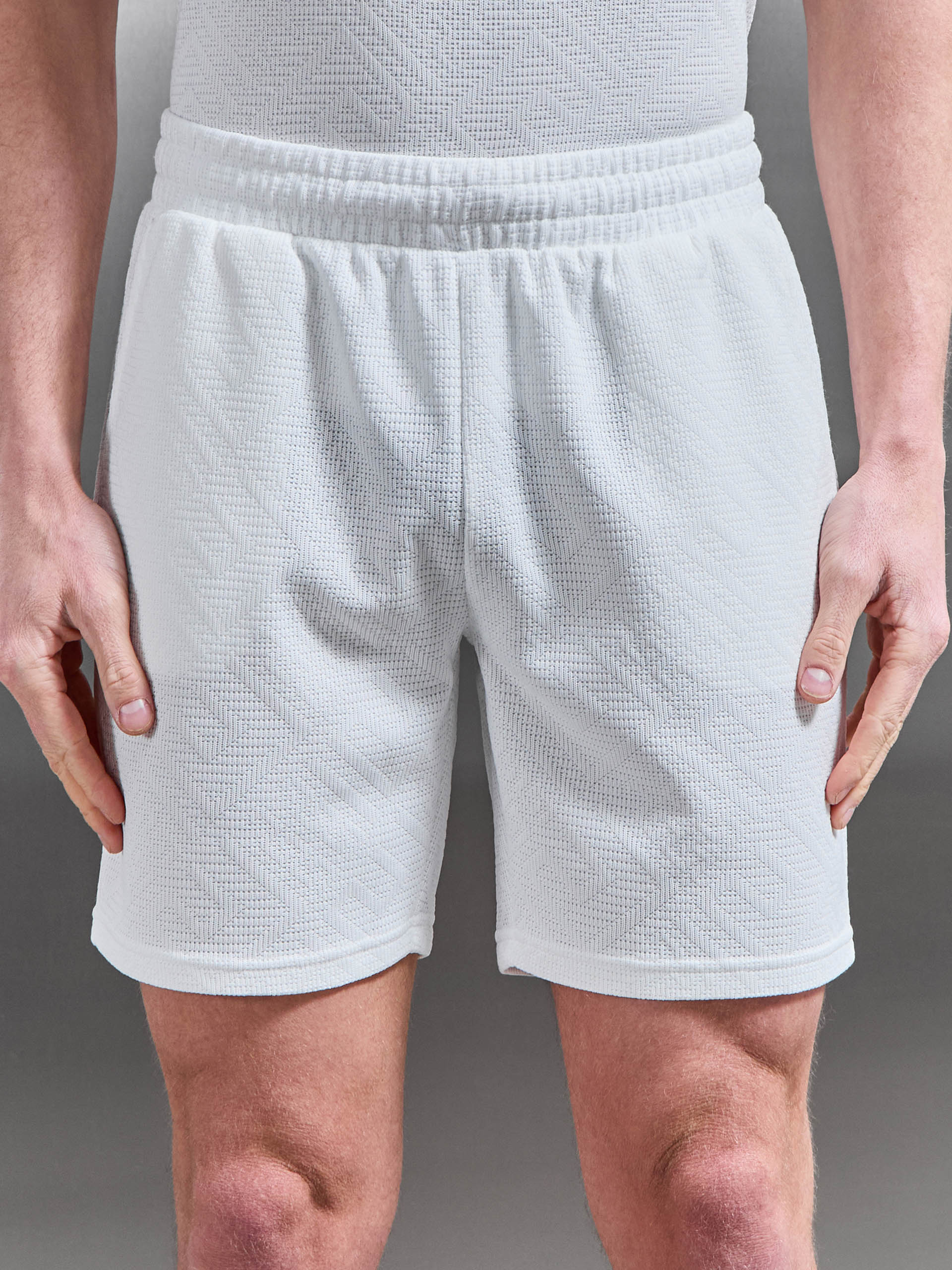 Aztec Short in White - Image 4