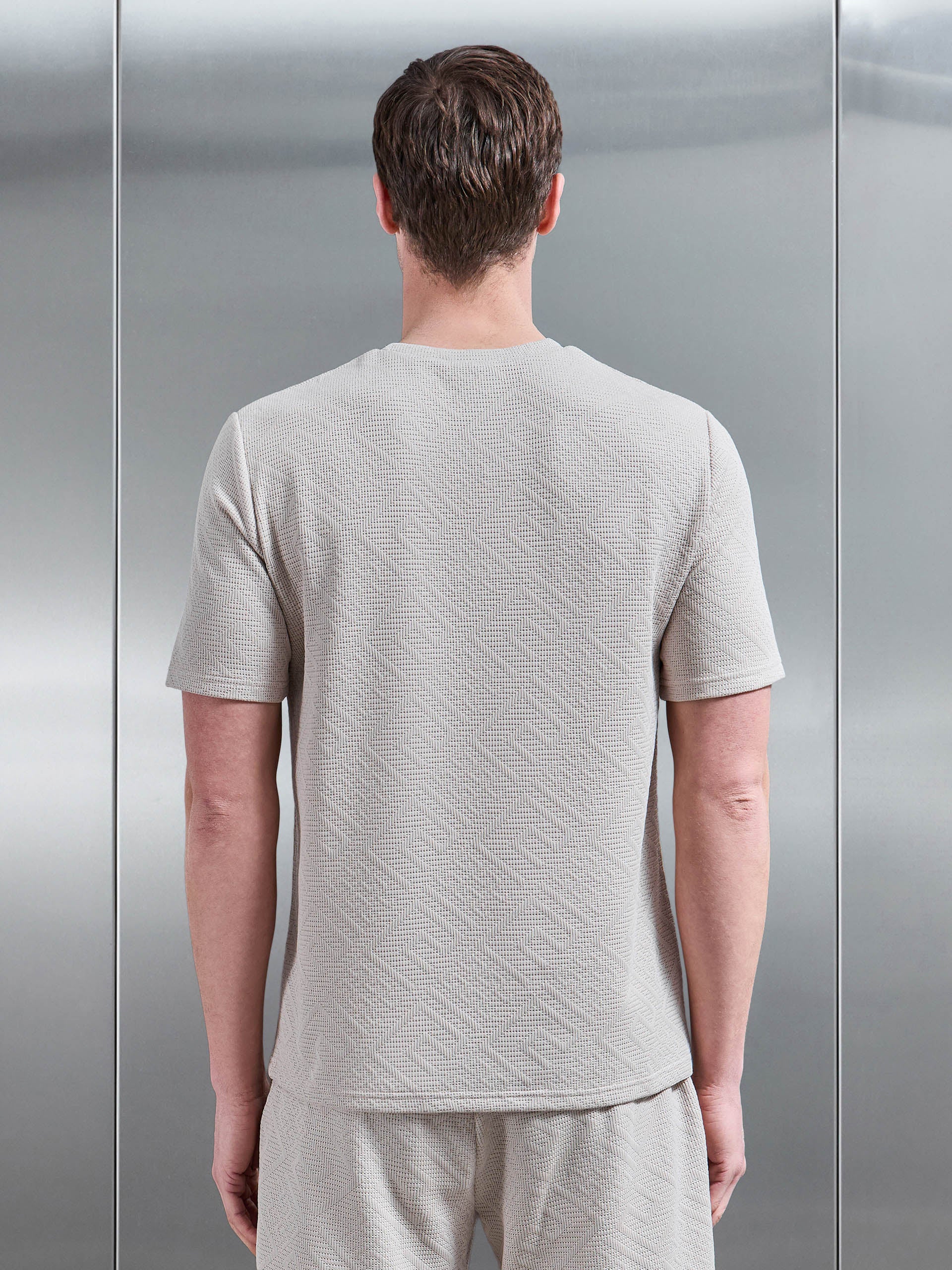 Aztec T-Shirt in Stone - Image 3