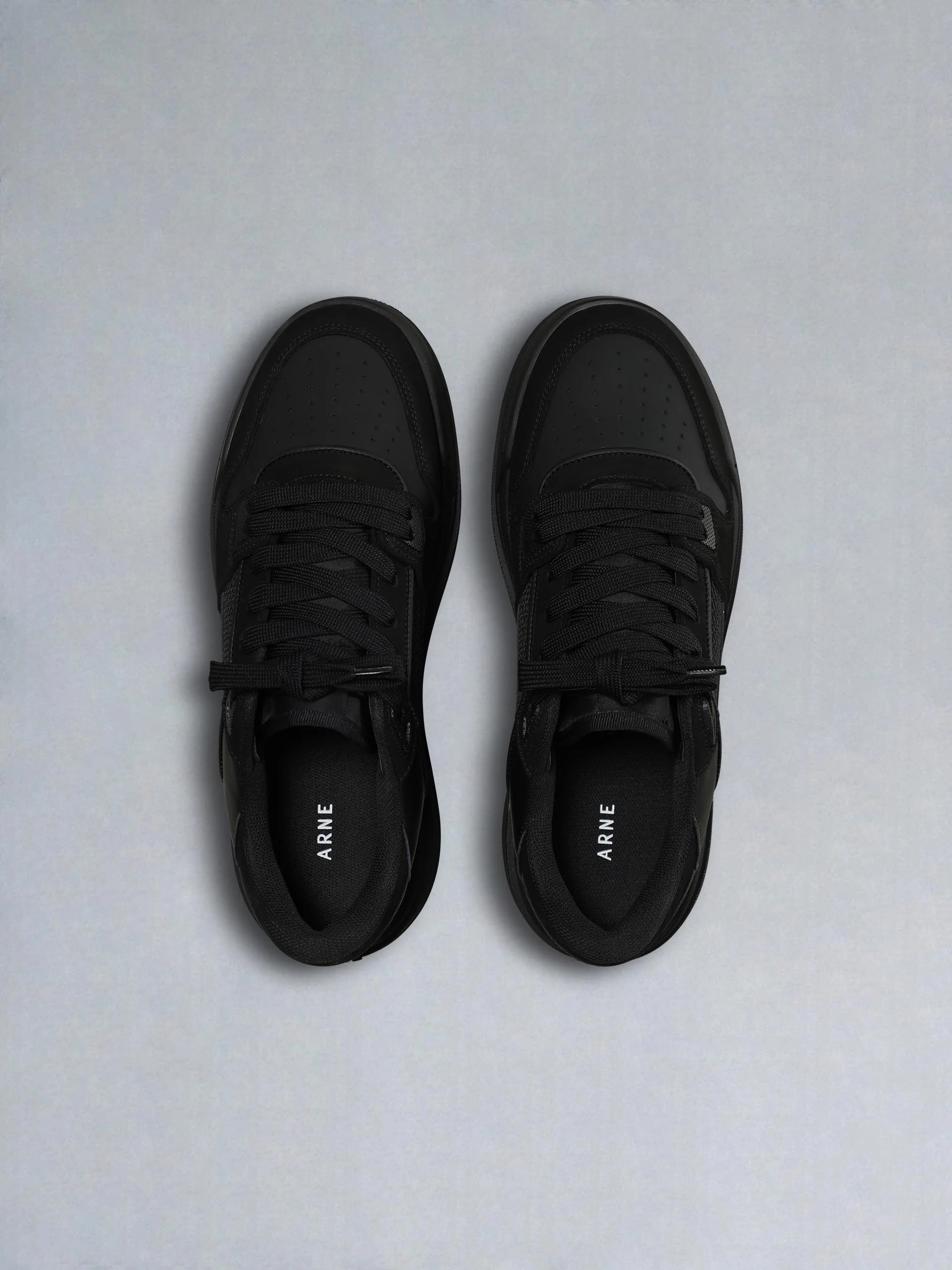 Basket Trainer in Triple Black - Image 4