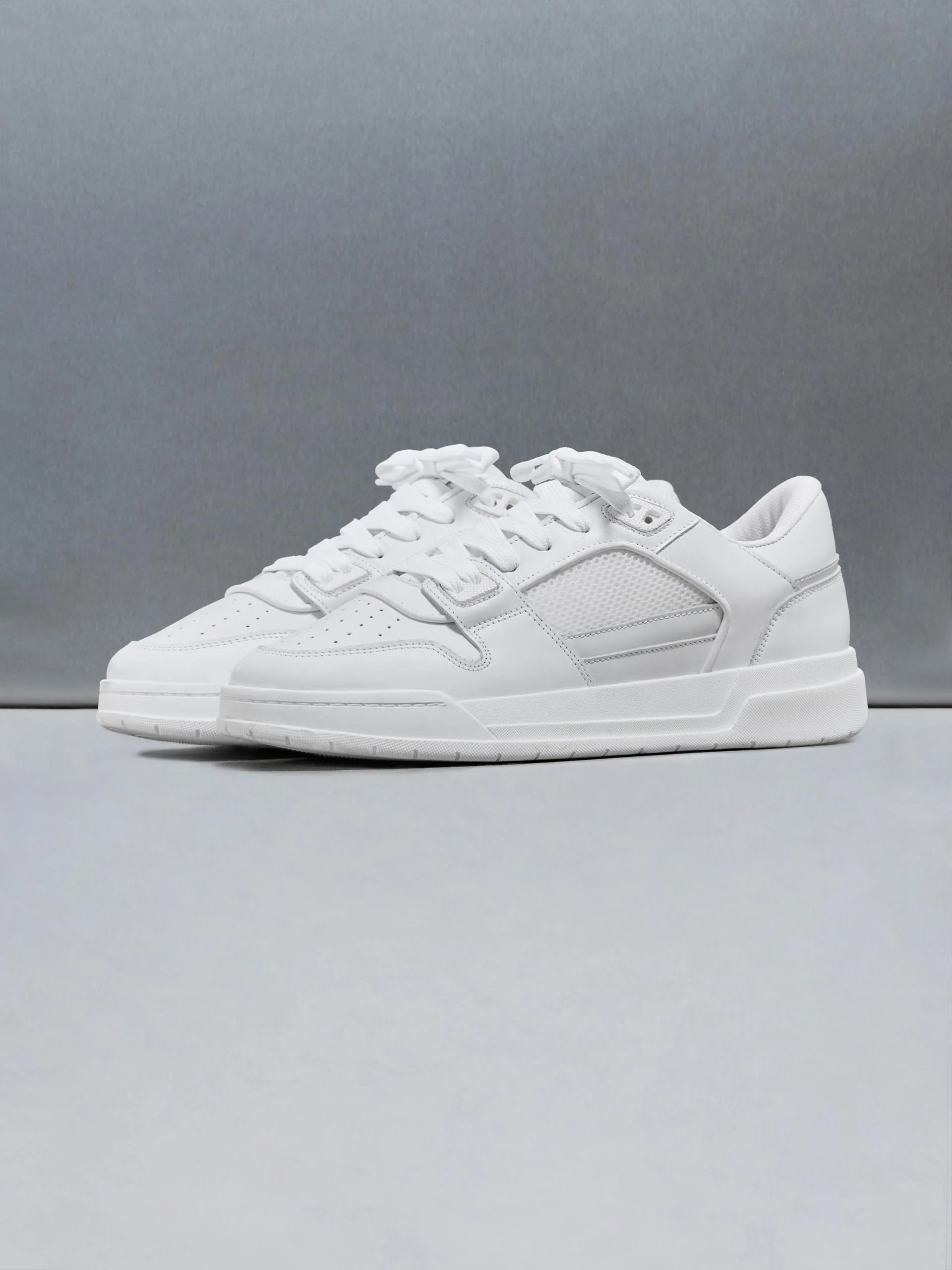 Basket Trainer in Triple White - Image 3