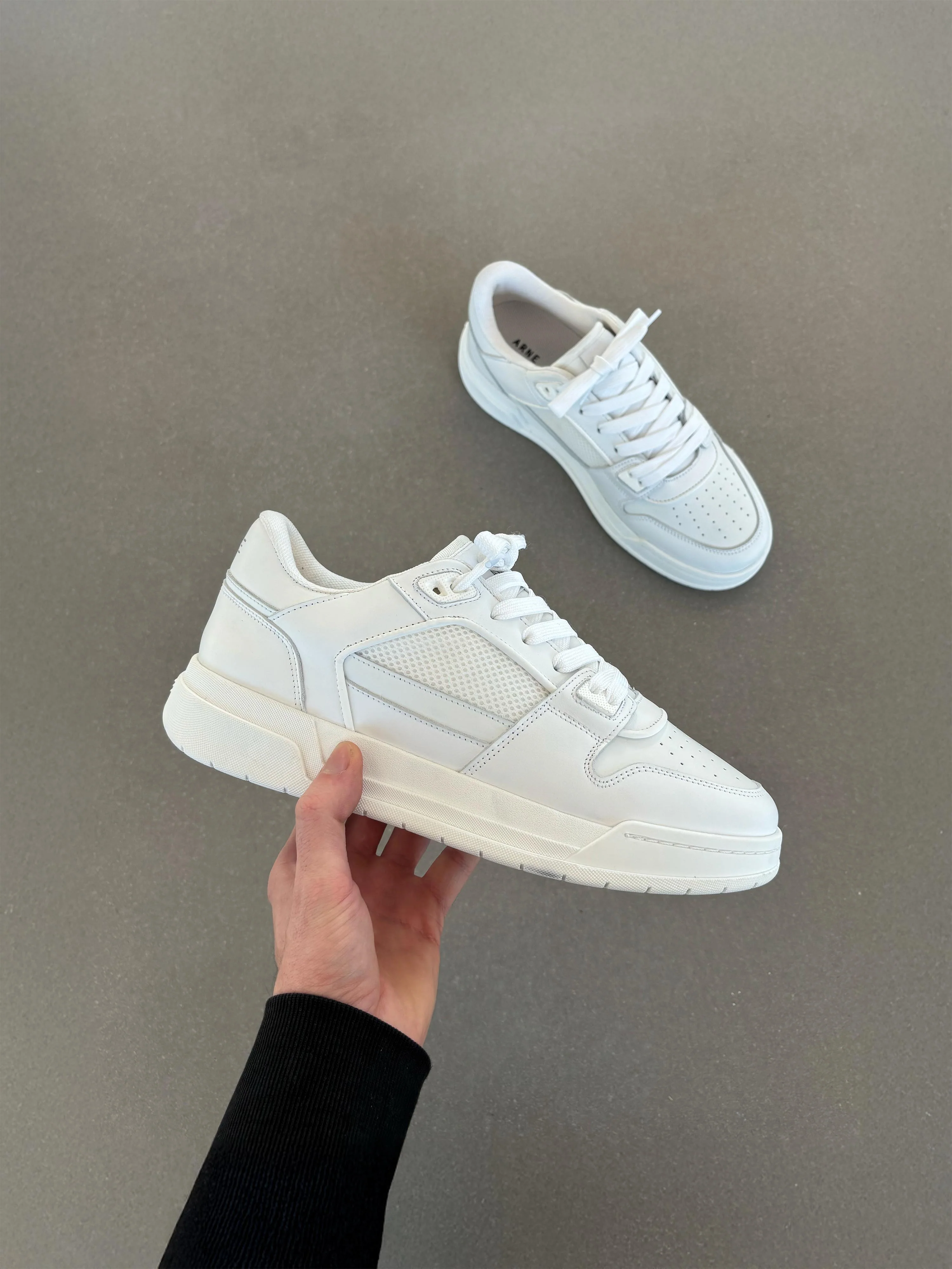 Basket Trainer in Triple White - Image 6