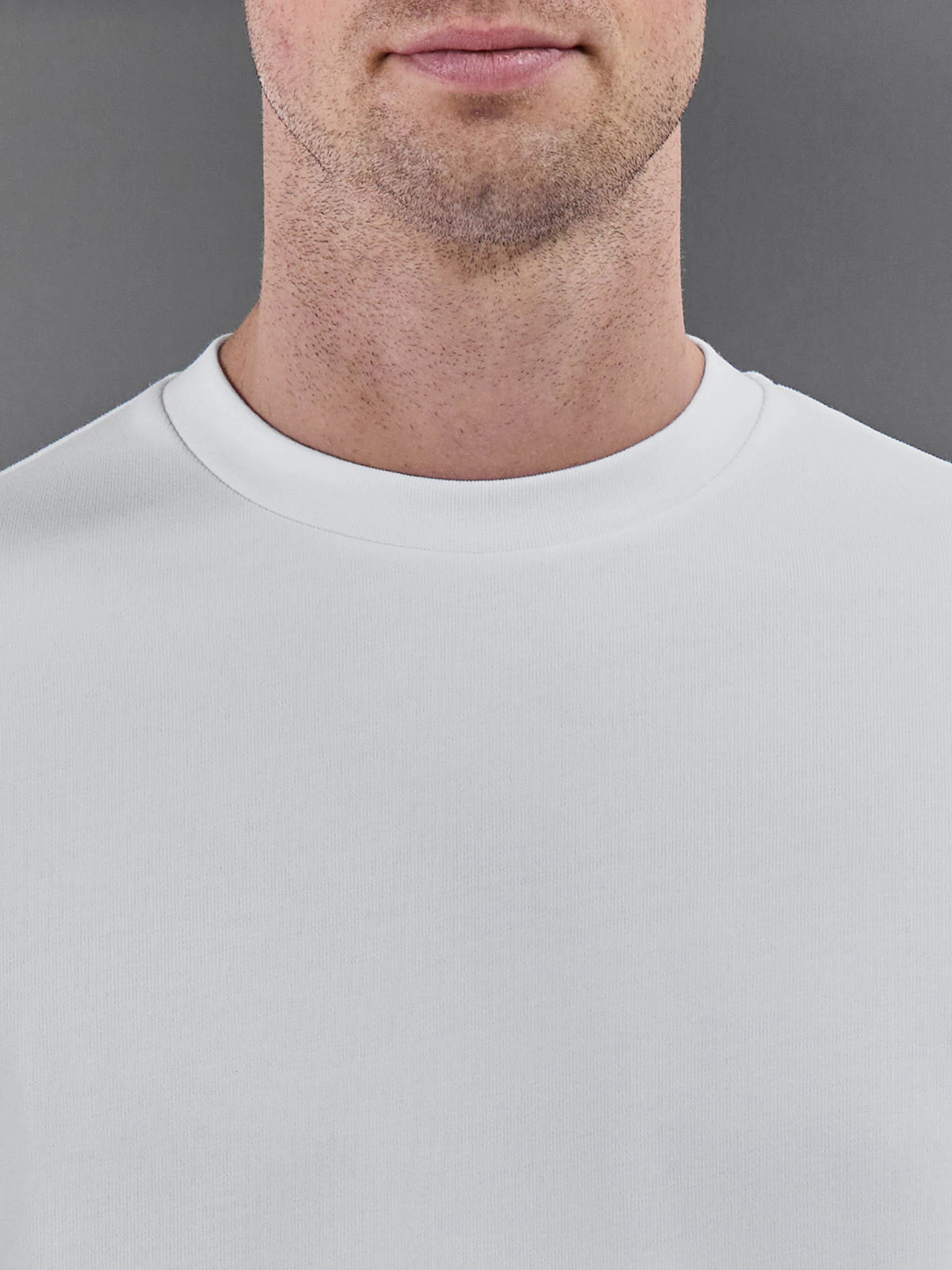 Brushed Relaxed T-Shirt in White - Image 4