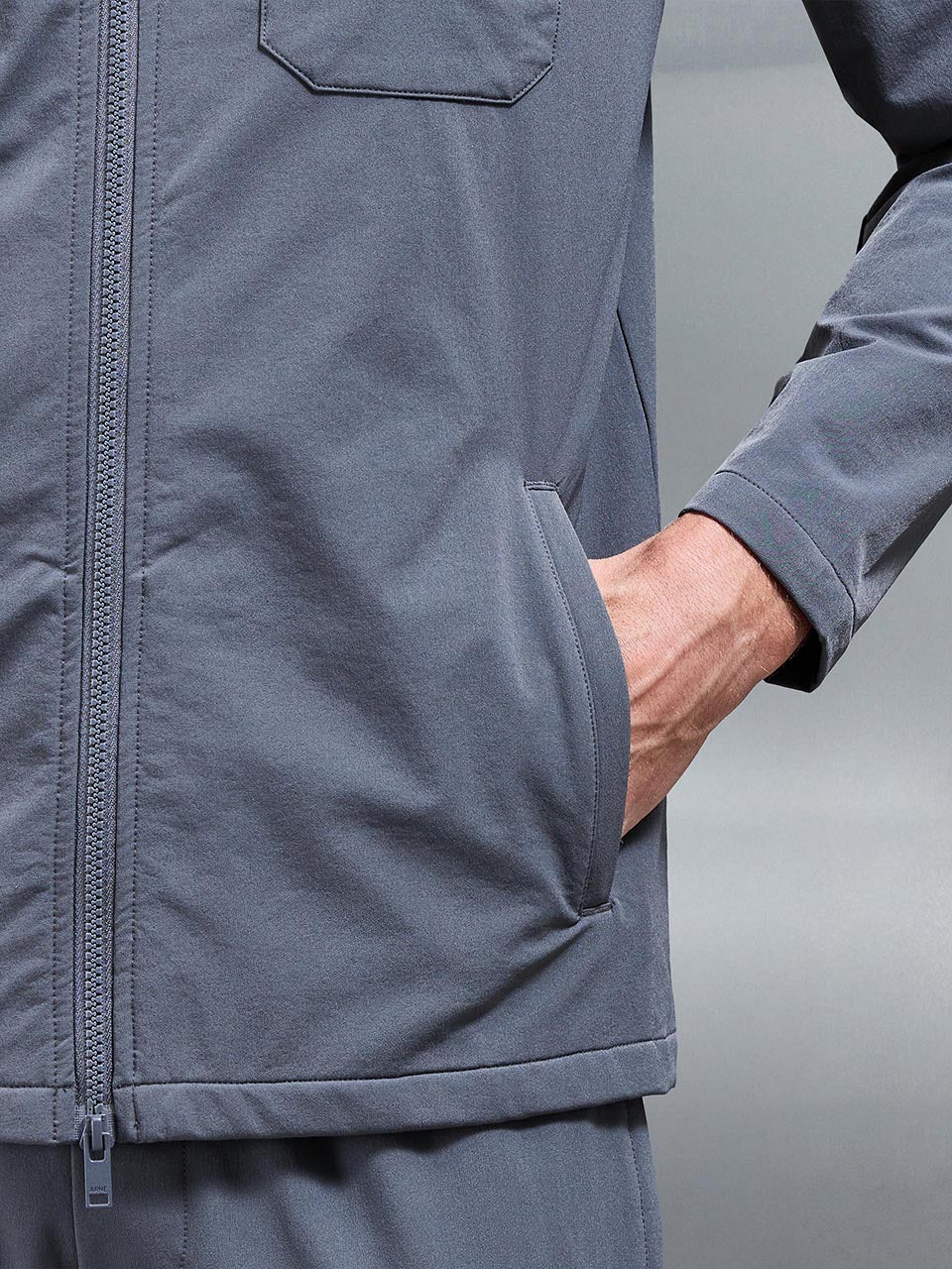 Cargo Jacket in Grey - Image 7
