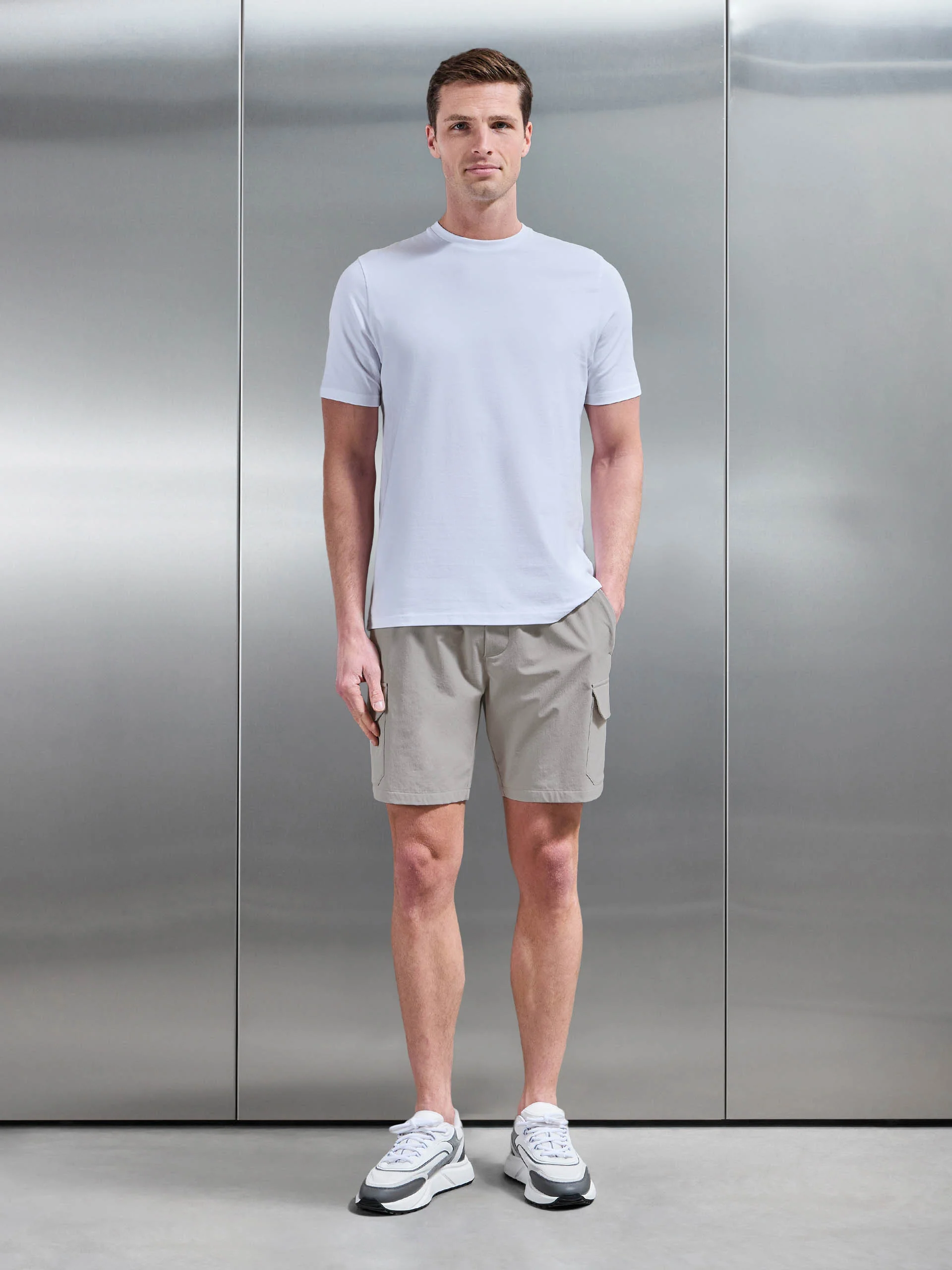 Cargo Short in Stone - Image 2