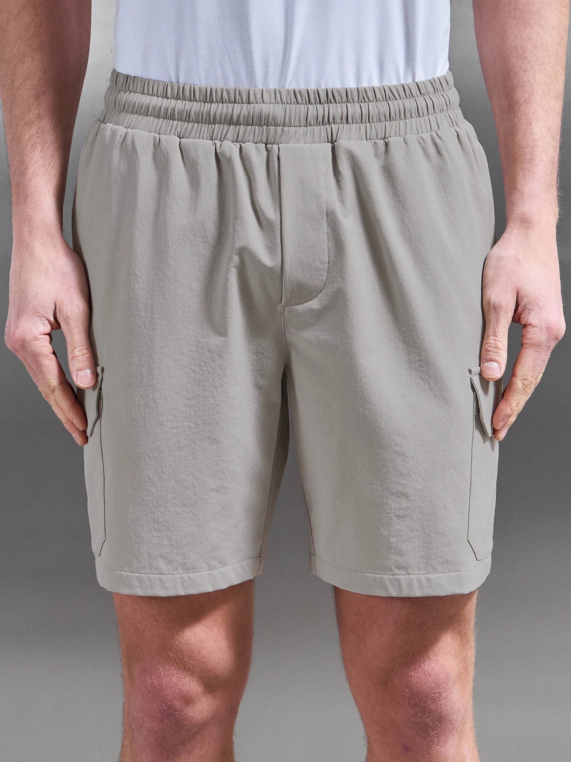 Cargo Short in Stone - Image 4