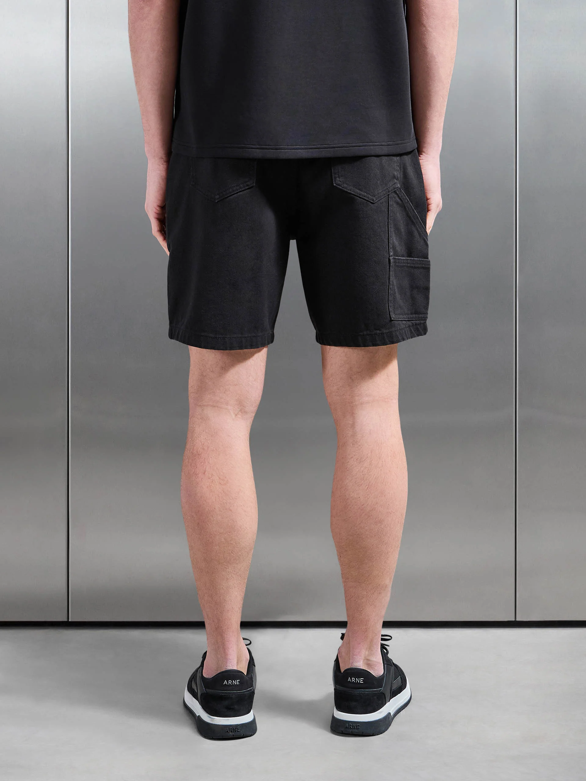Carpenter Short in Black - Image 3
