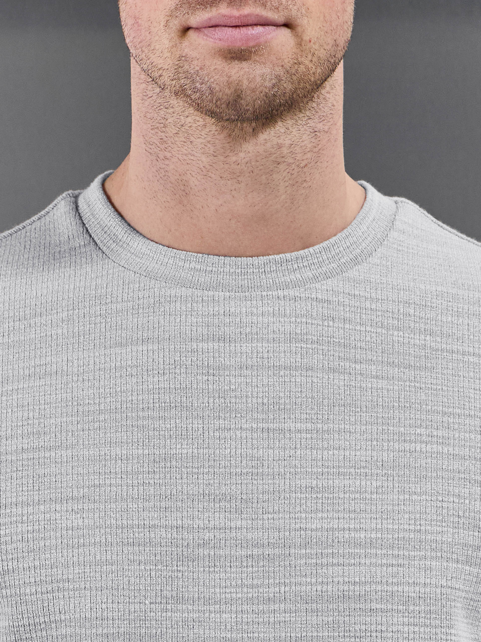 Cavour Textured T-Shirt in Stone - Image 3