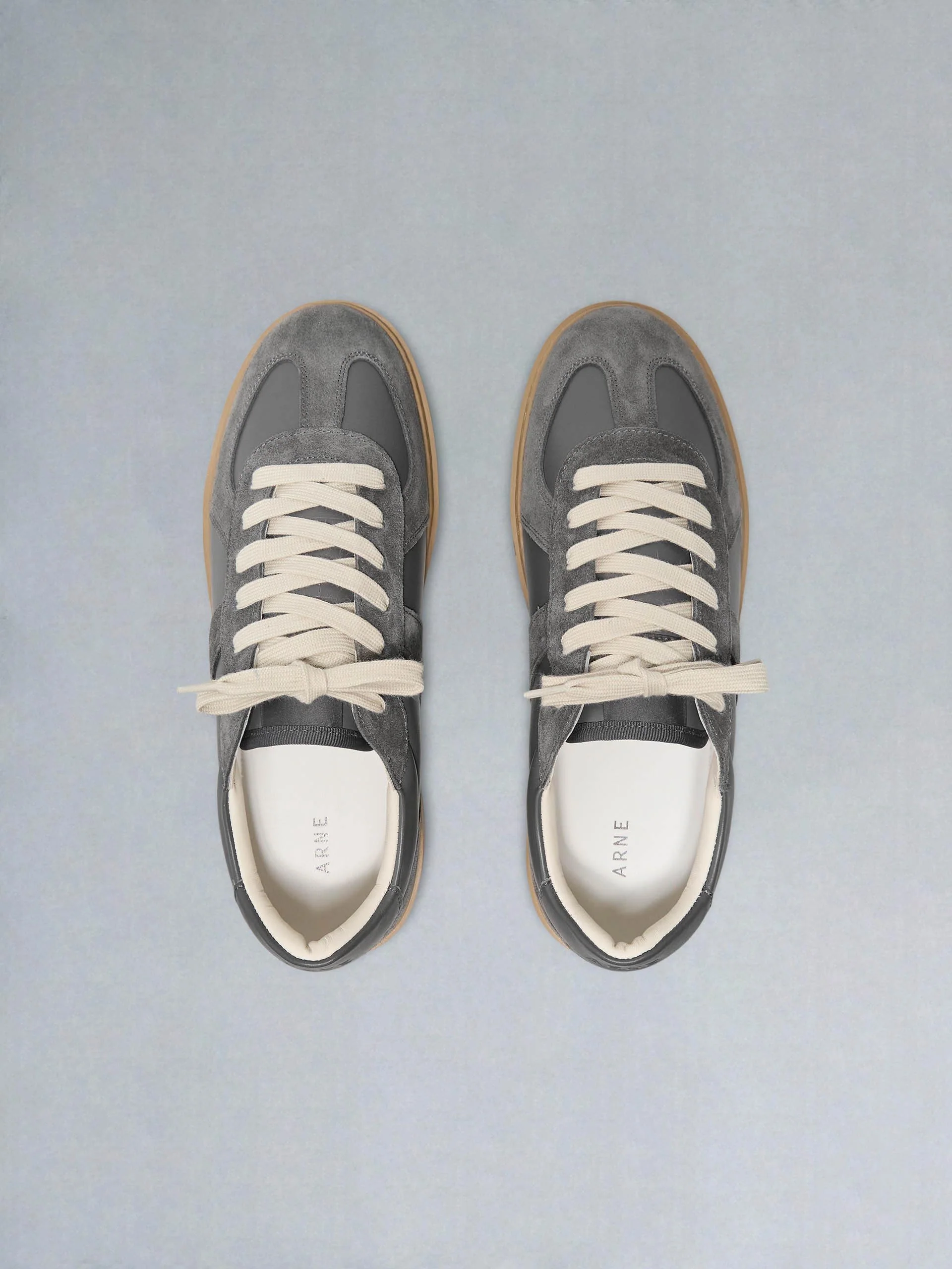 Classic Court Trainer in Charcoal Gum - Image 5