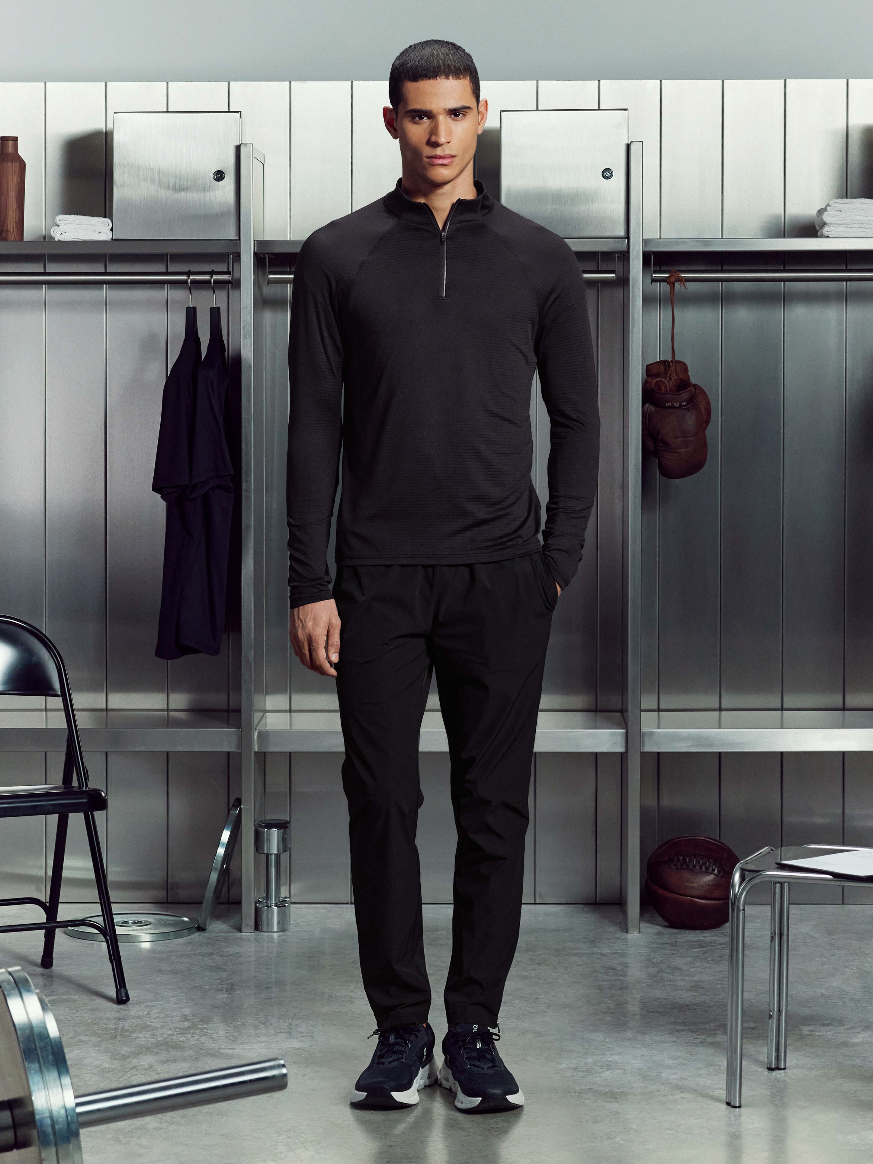 Condition Half Zip in Black - Image 2