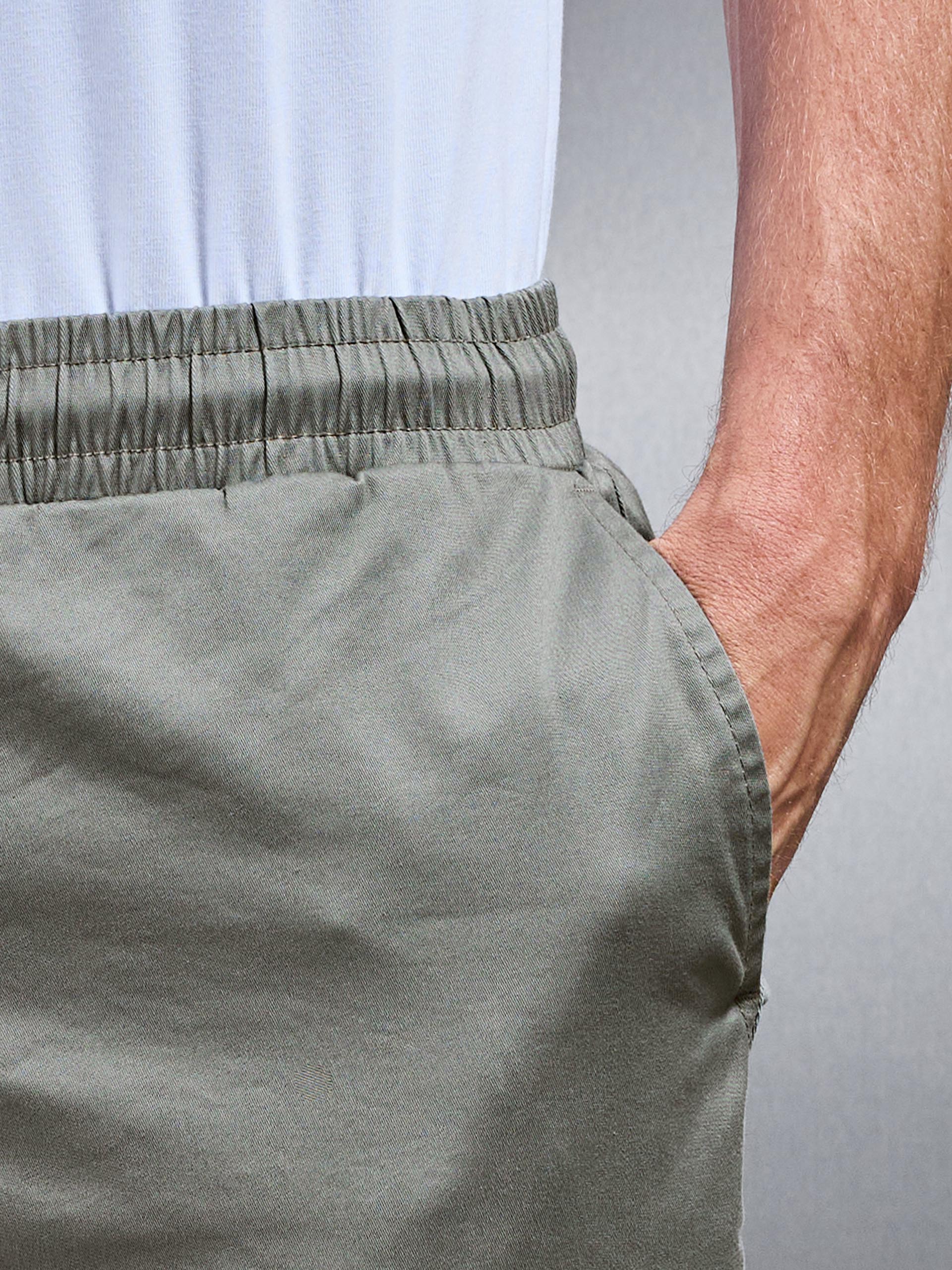 Cotton Cargo Pant in Olive - Image 4