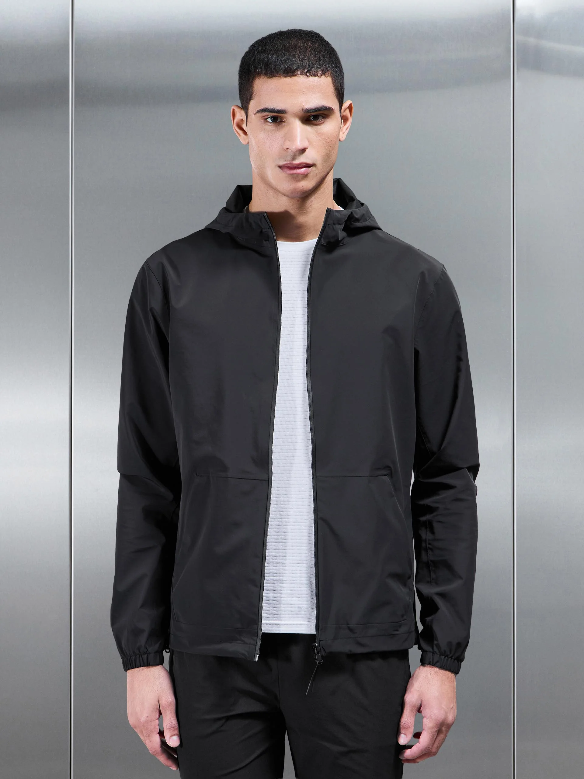 Element Waterproof Windbreaker in Black - Image 10