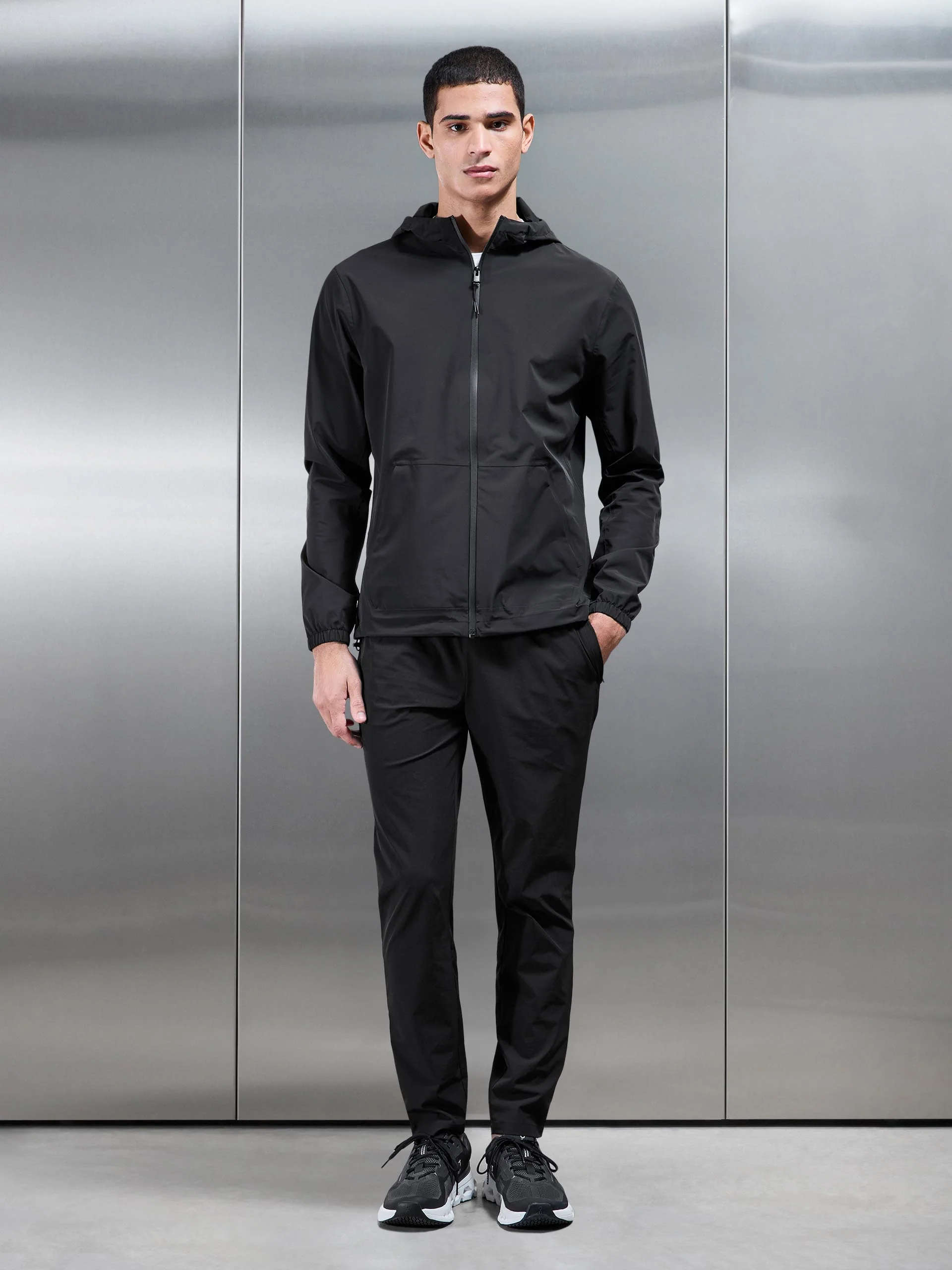 Element Waterproof Windbreaker in Black - Image 9