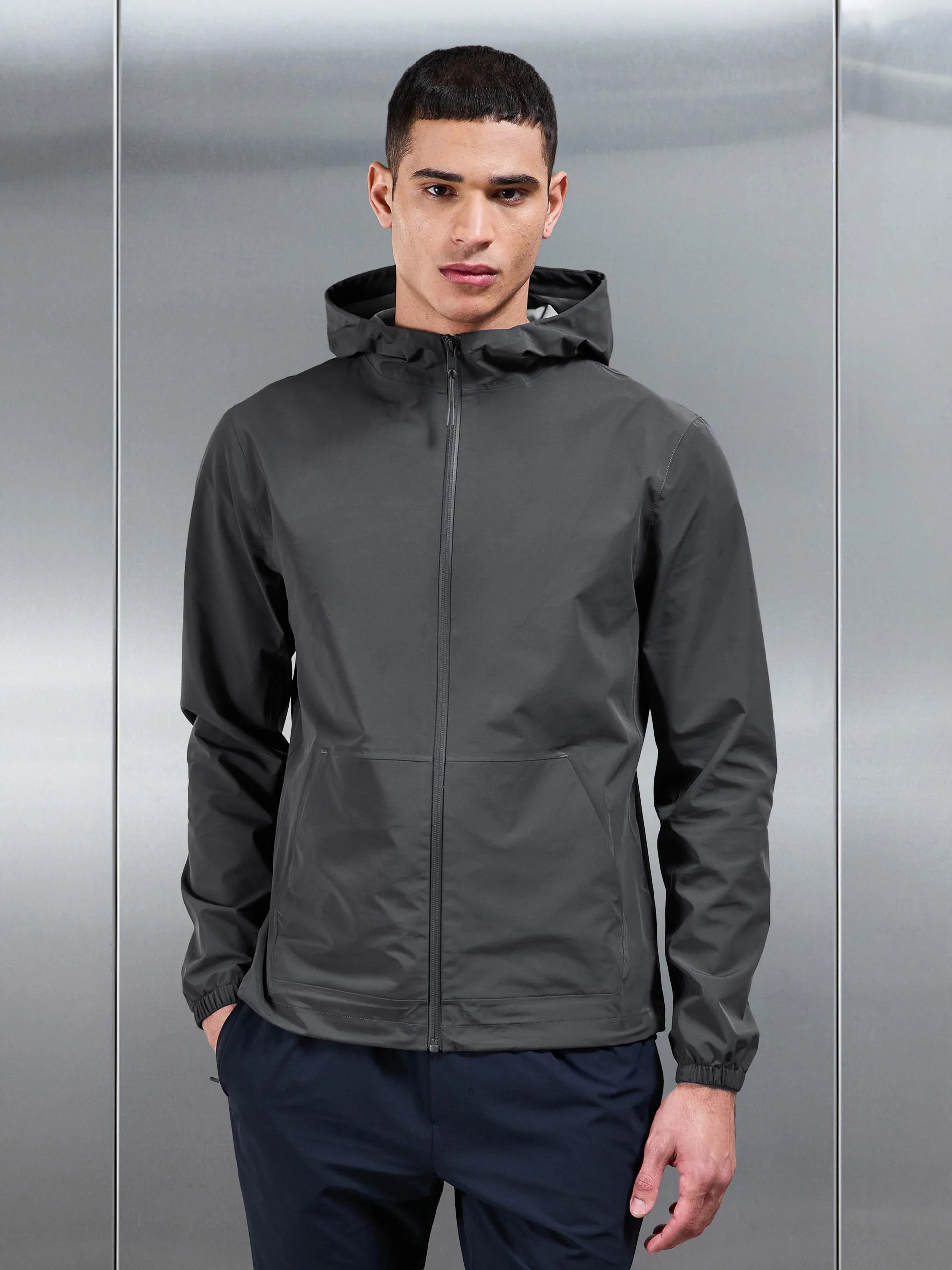 Element Waterproof Windbreaker in Grey - Image 3