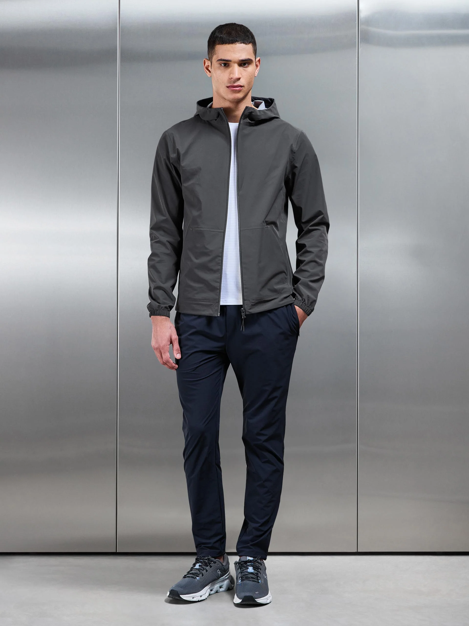 Element Waterproof Windbreaker in Grey - Image 9