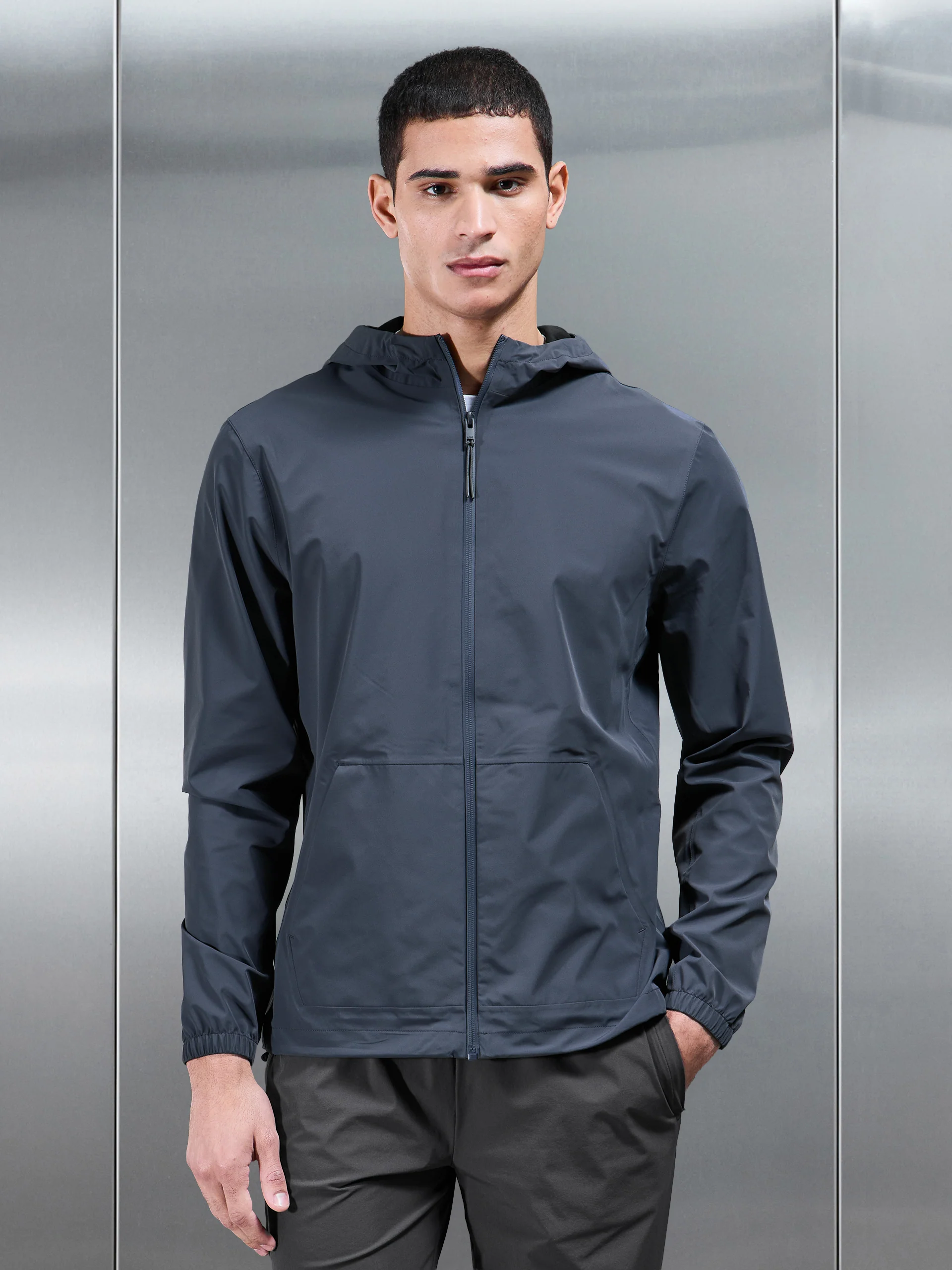 Element Waterproof Windbreaker in Slate Blue - Image 3