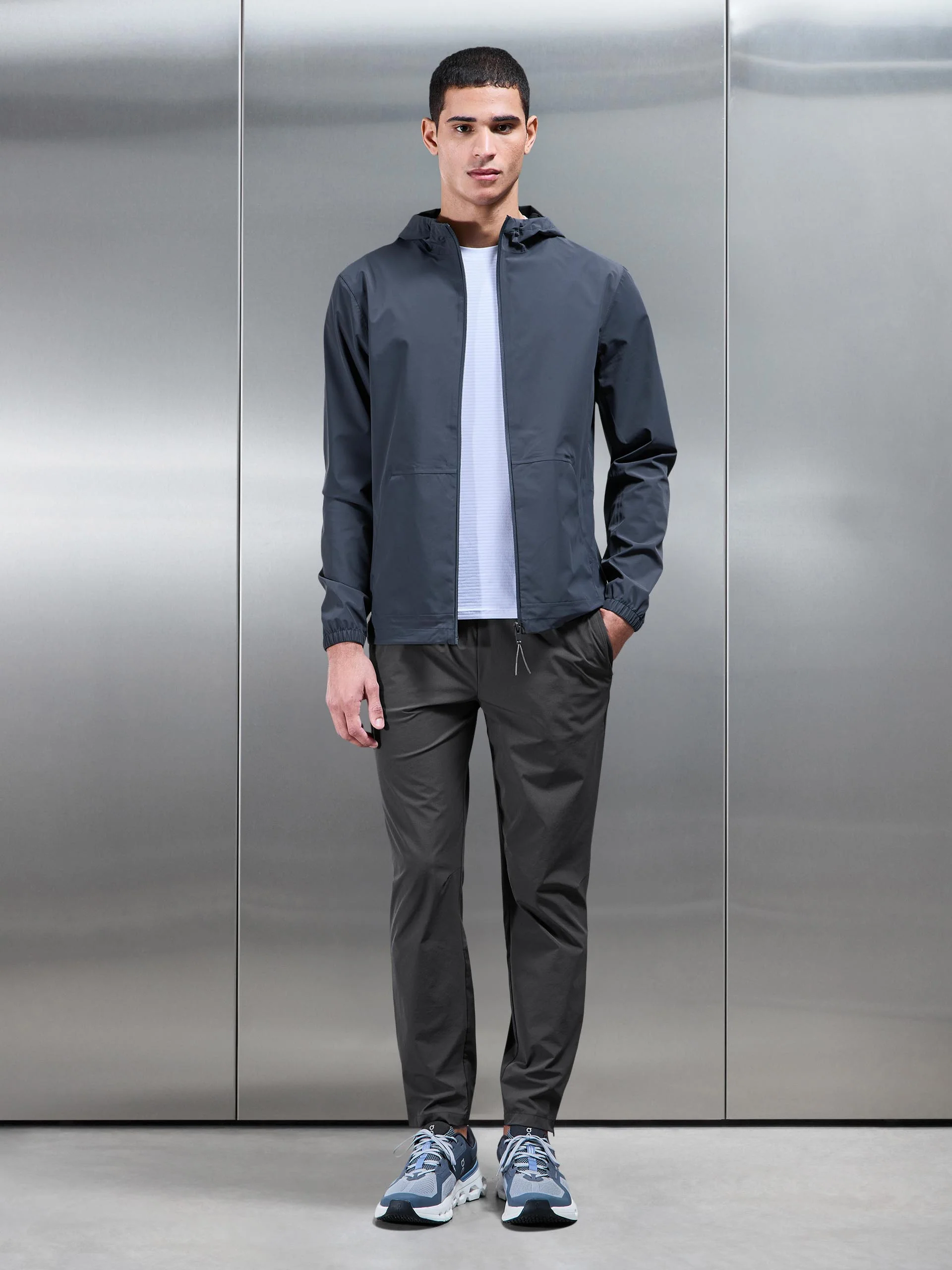 Element Waterproof Windbreaker in Slate Blue - Image 8