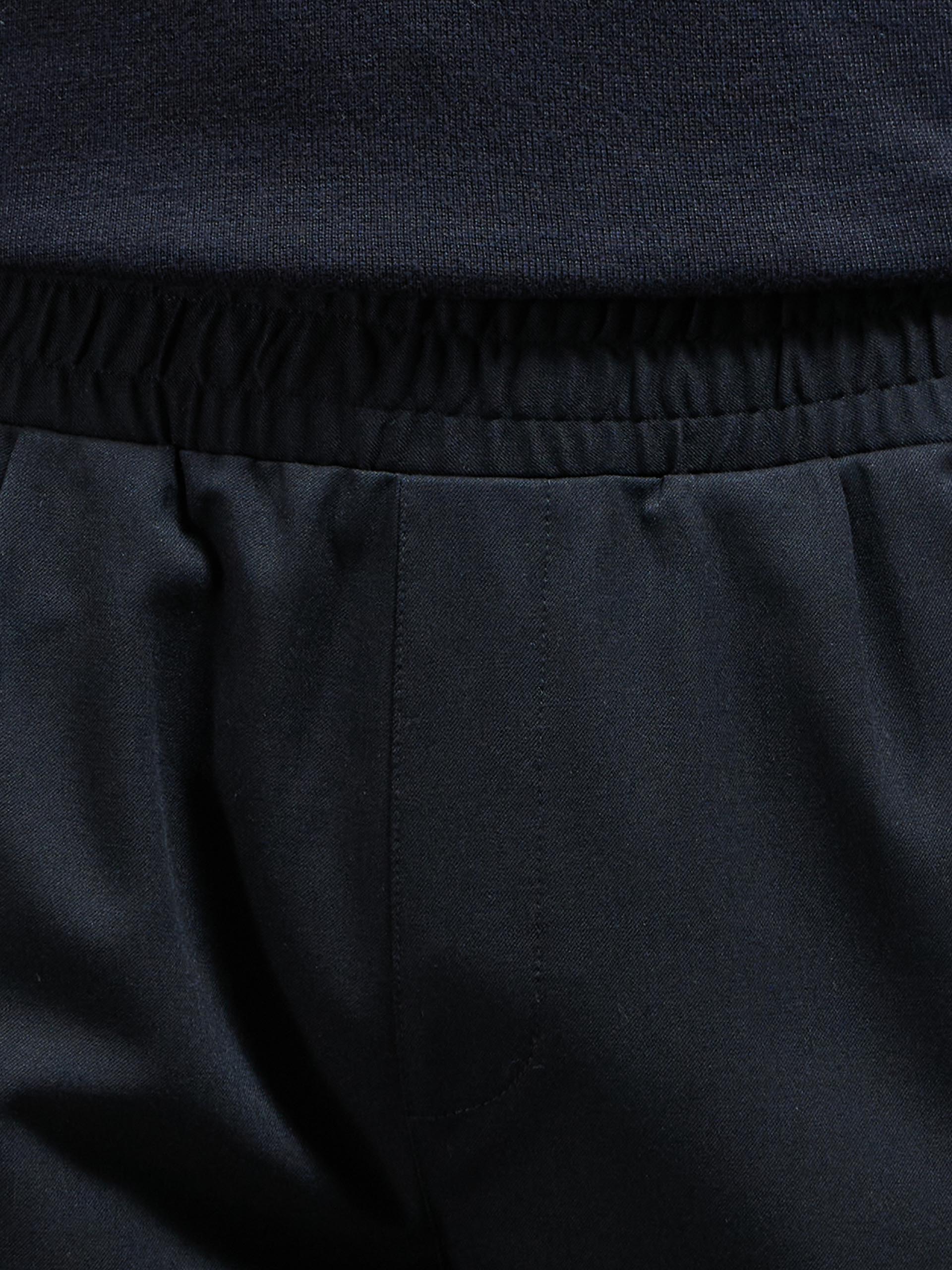 Essential Drawstring Tailored Short in Black - Image 4