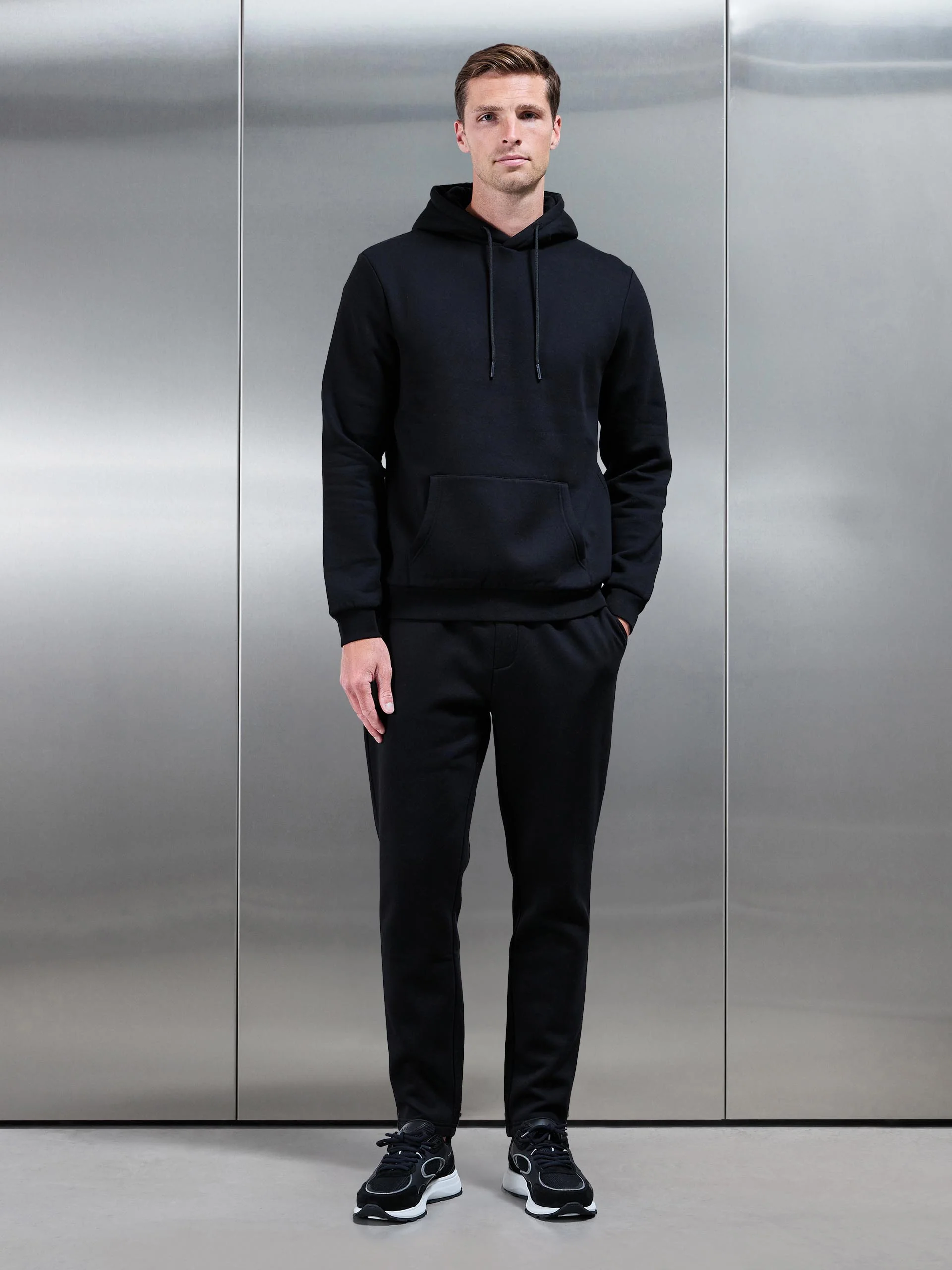 Essential Hoodie in Black - Image 2
