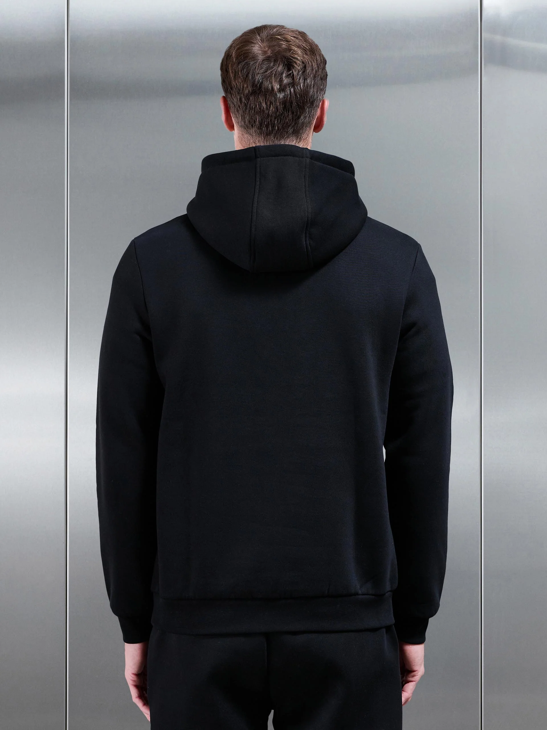 Essential Hoodie in Black - Image 4