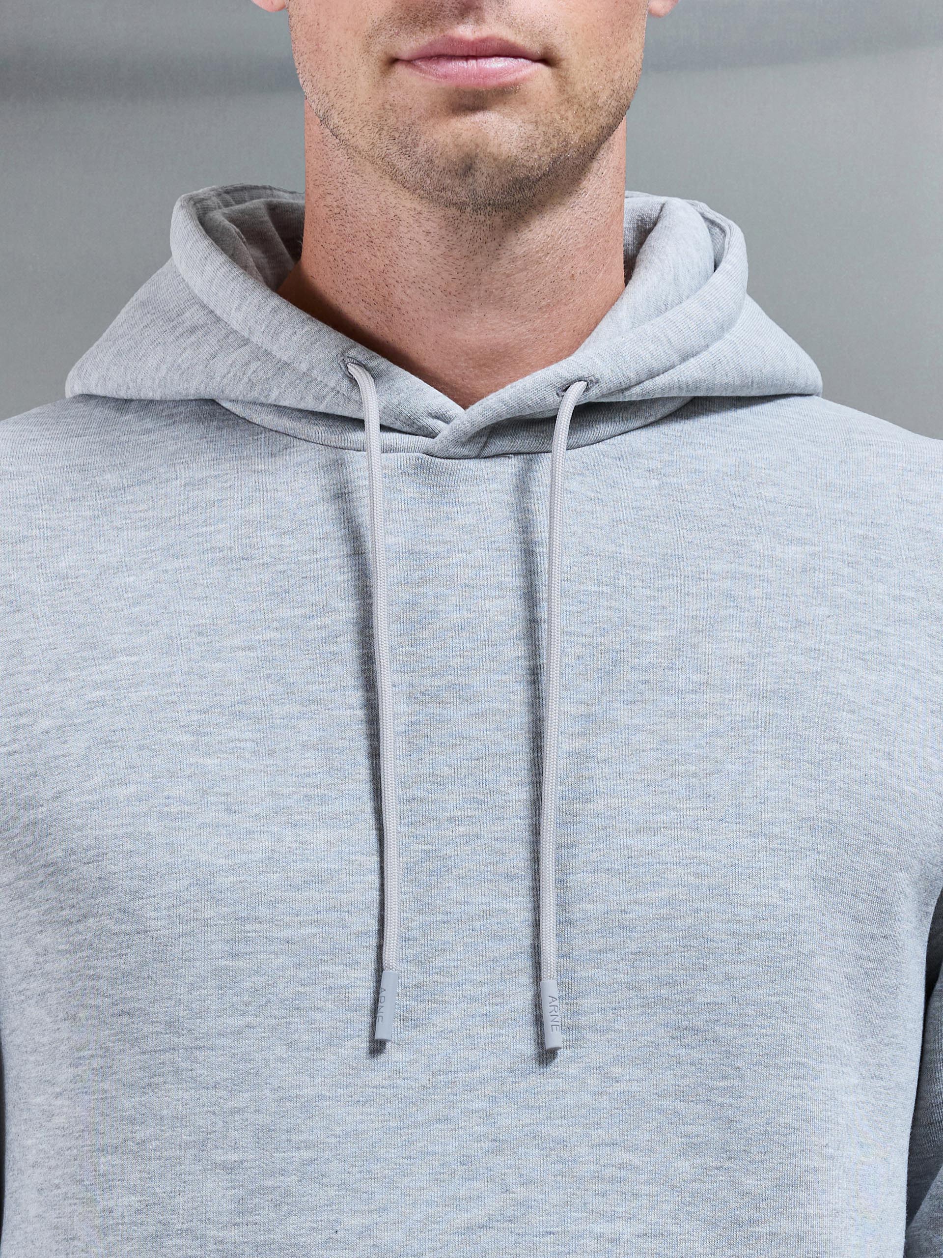 Essential Hoodie in Marl Grey - Image 4