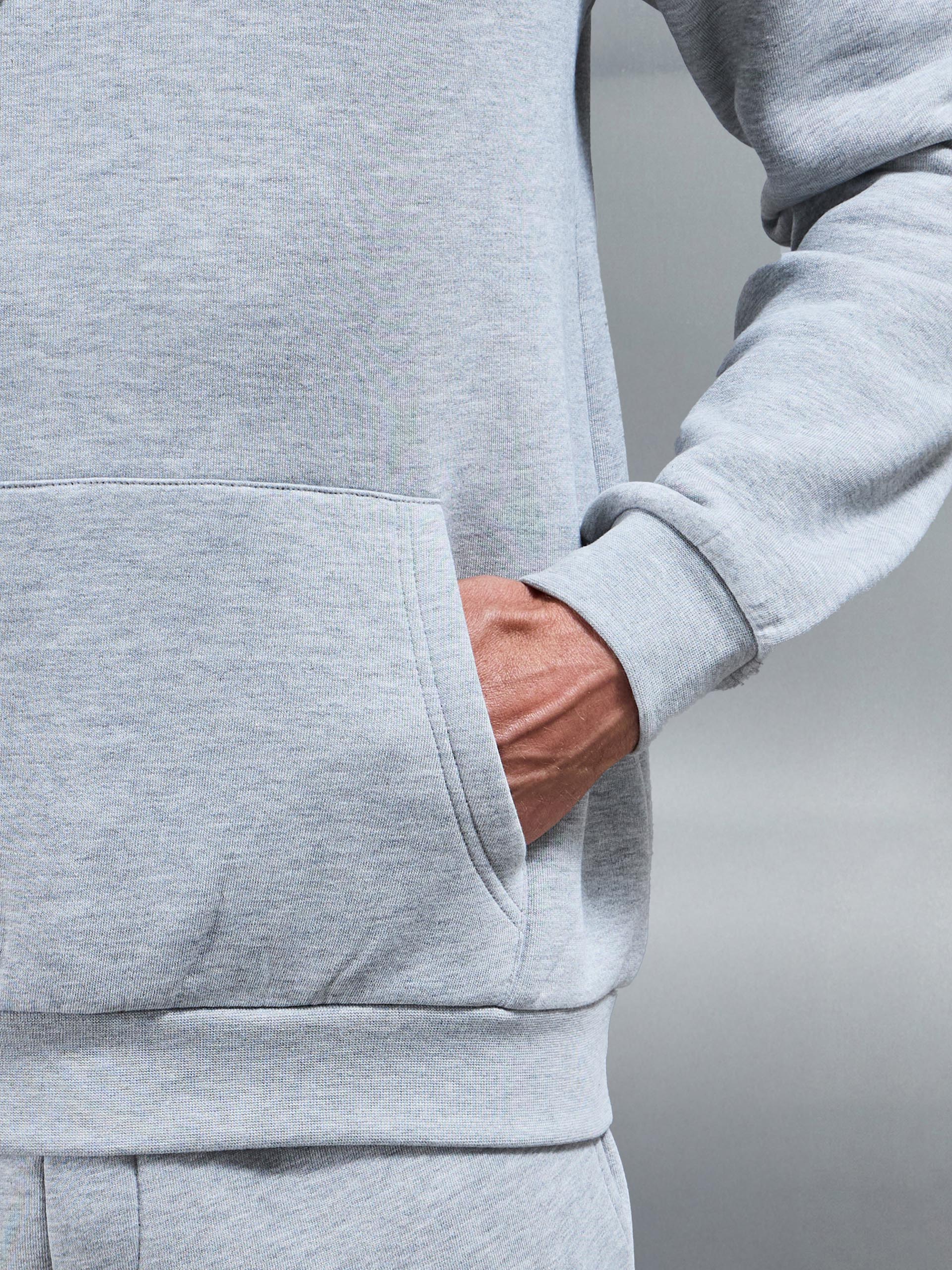 Essential Hoodie in Marl Grey - Image 6