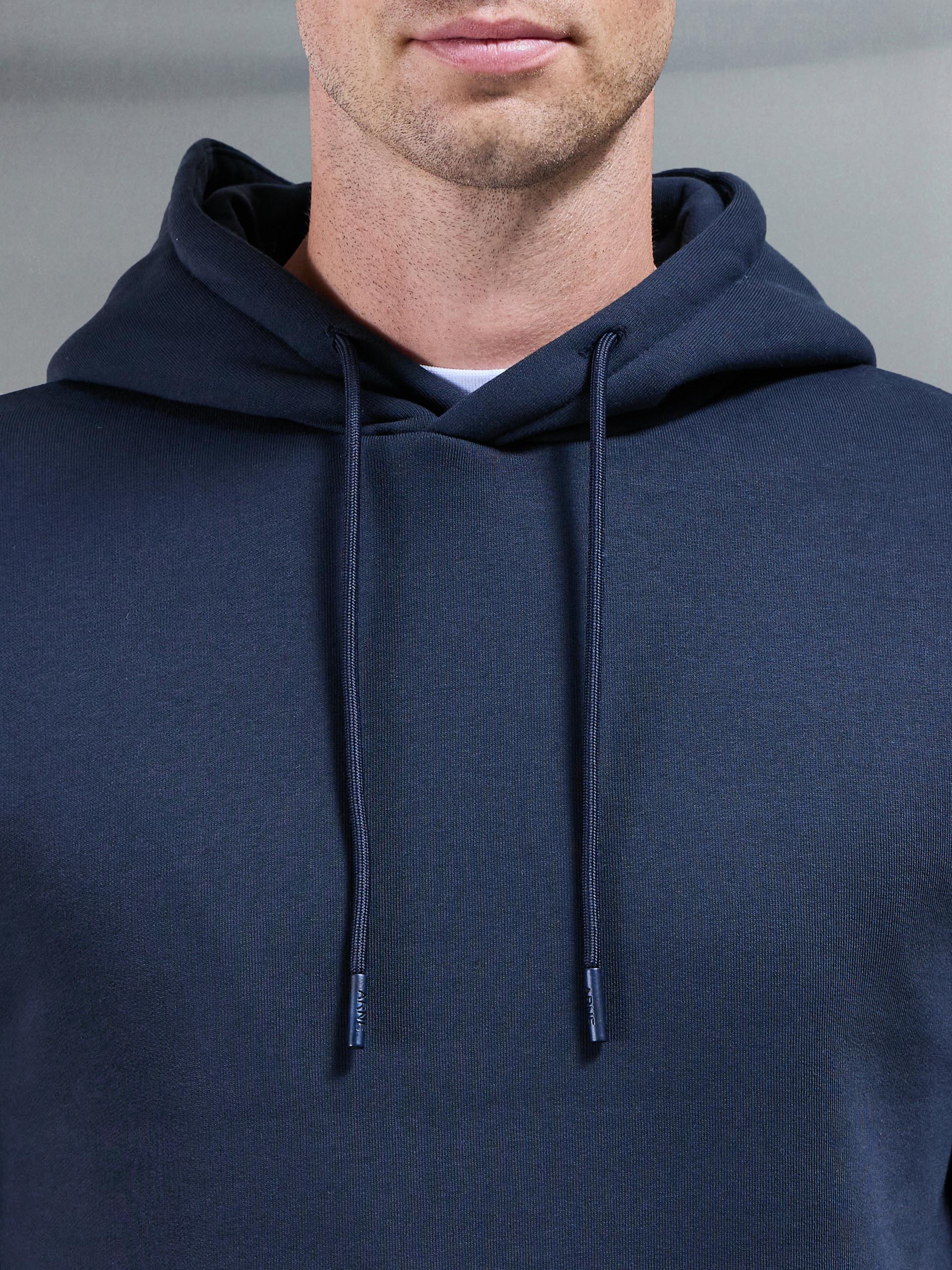 Essential Hoodie in Navy - Image 4