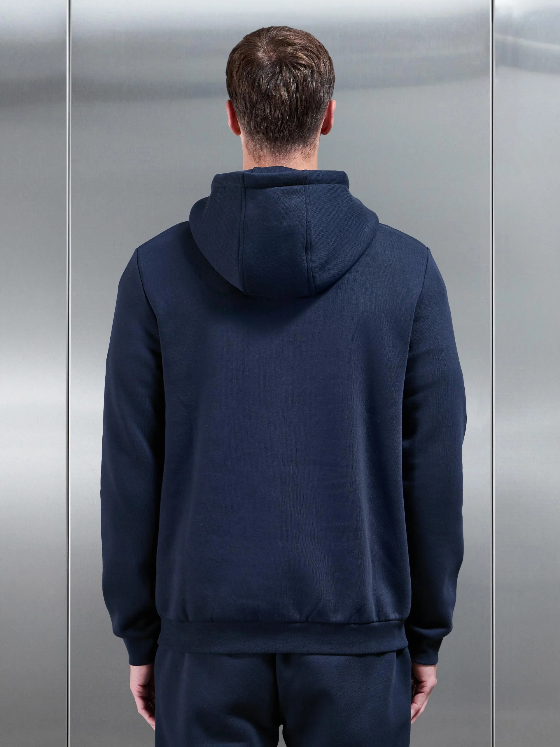 Essential Hoodie in Navy - Image 6