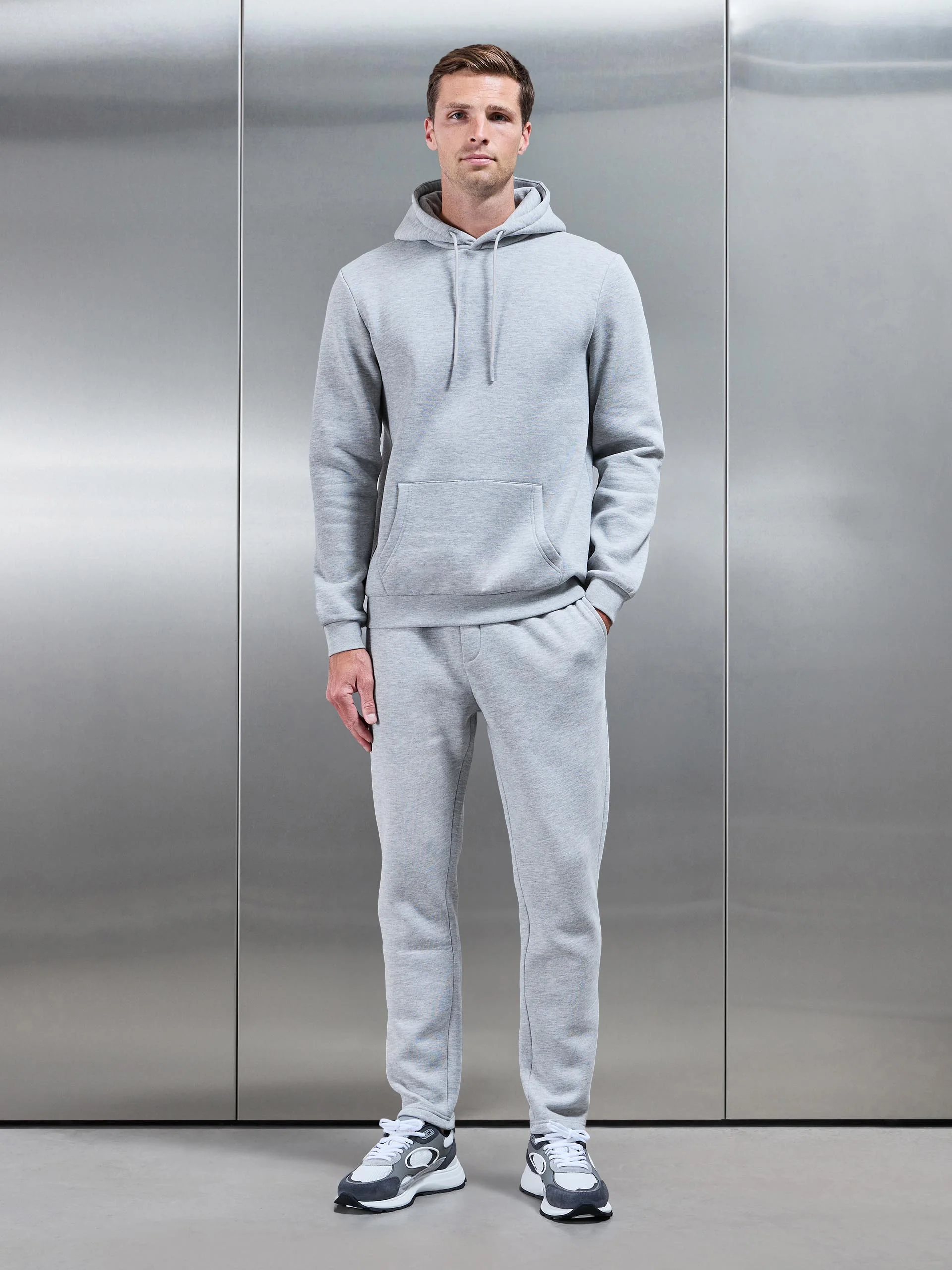 Essential Jogger in Marl Grey - Image 2