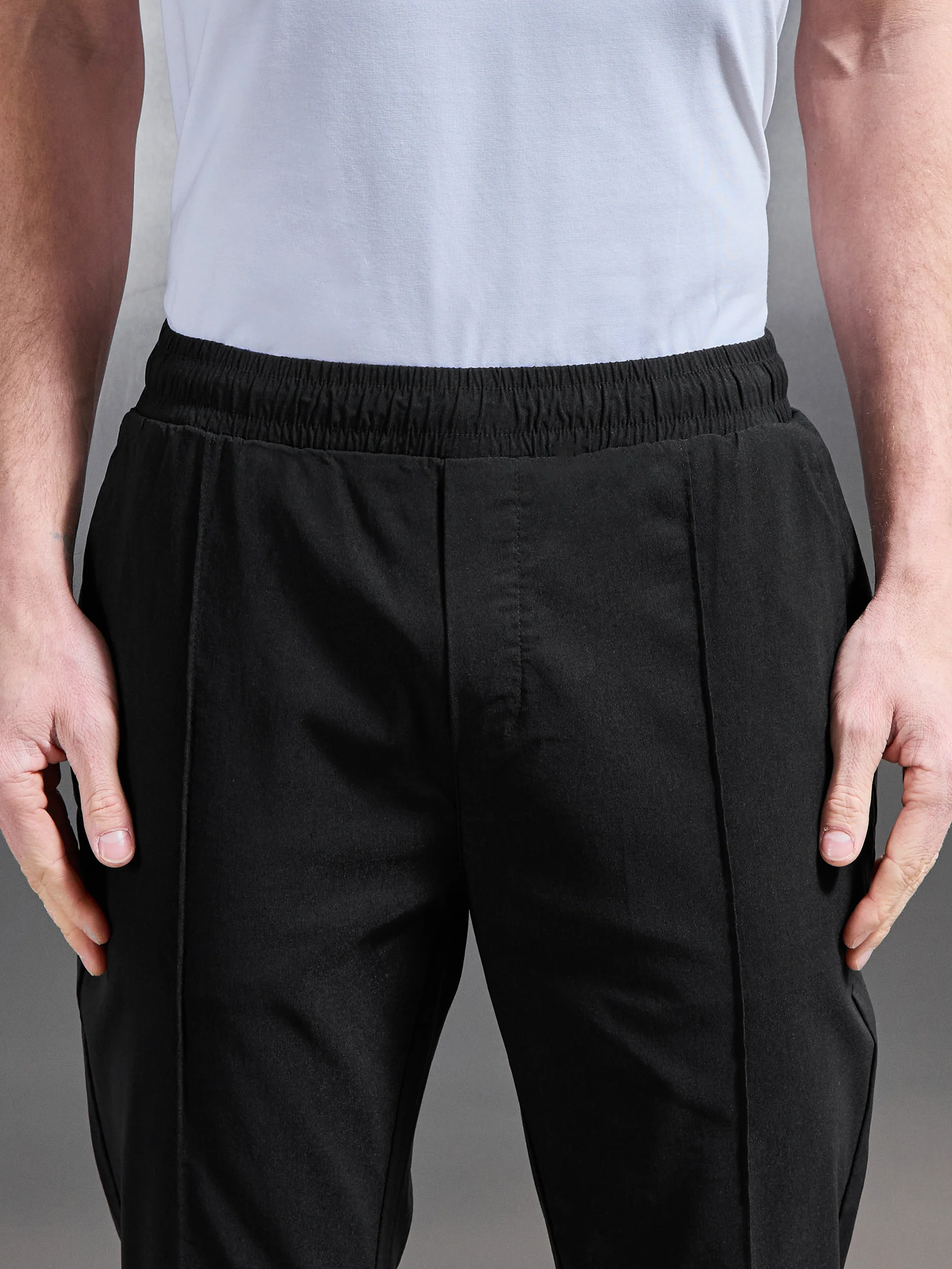Essential Nylon Trouser in Black - Image 4