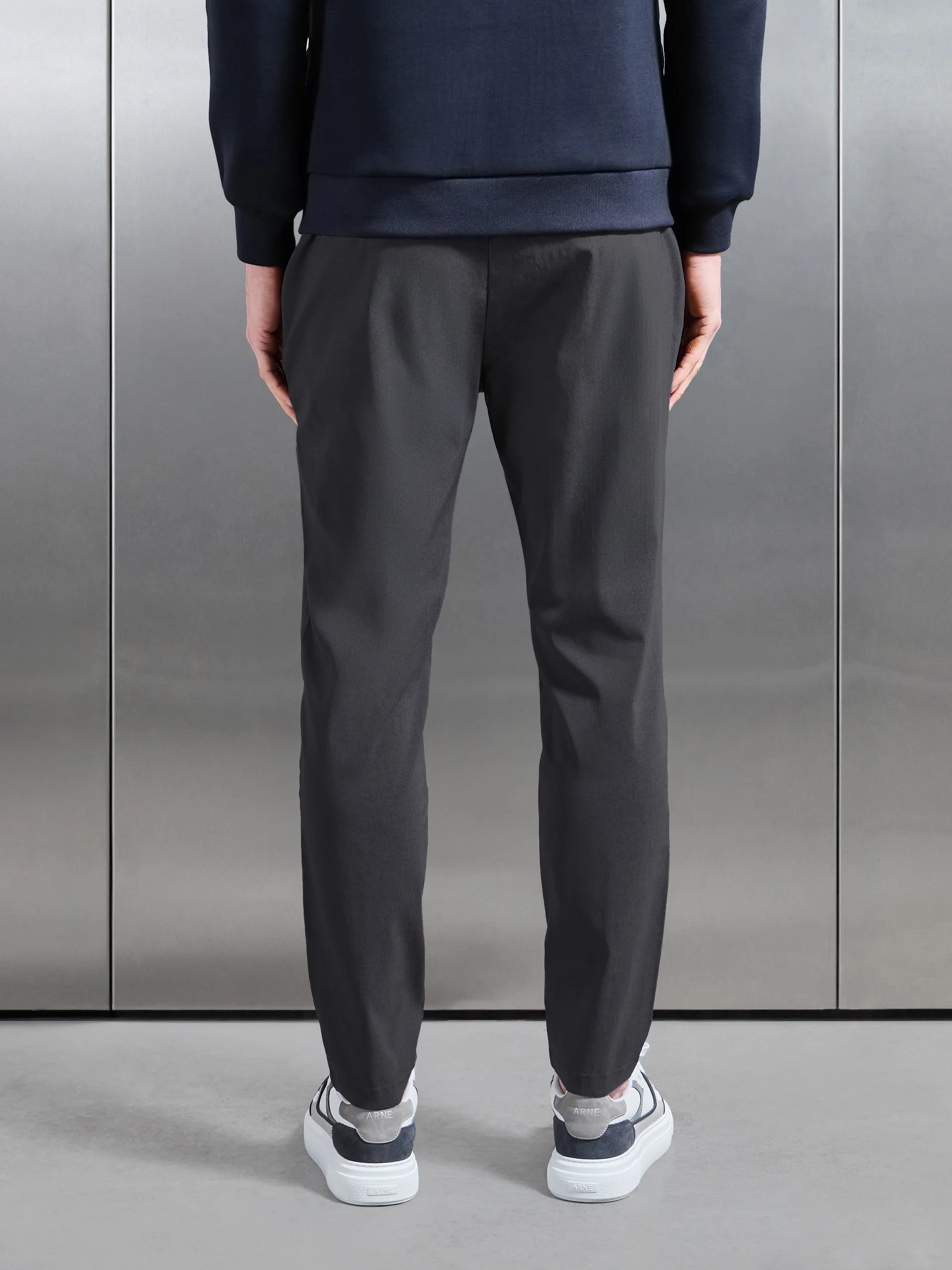 Essential Nylon Trouser in Grey - Image 3