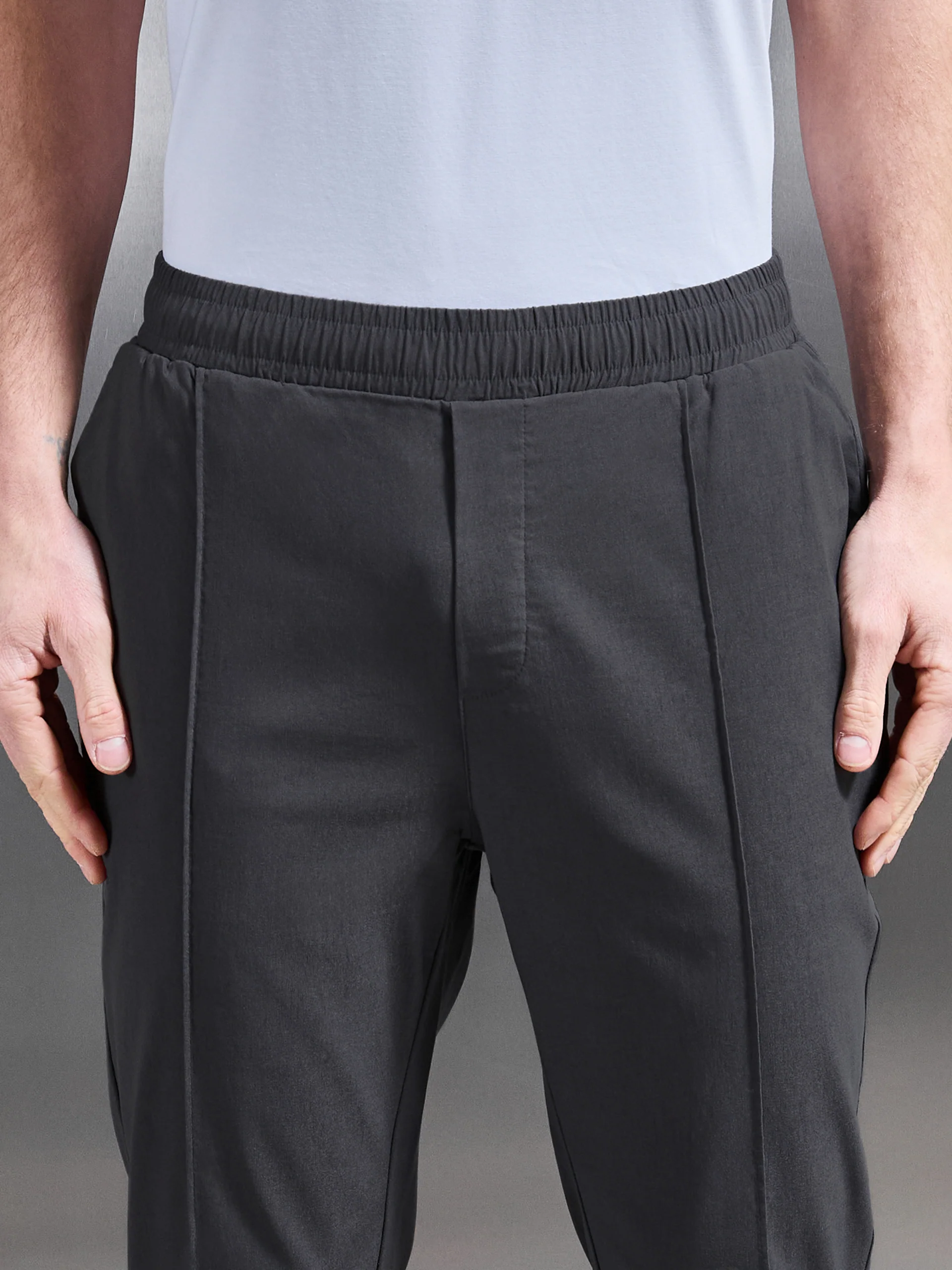 Essential Nylon Trouser in Grey - Image 4