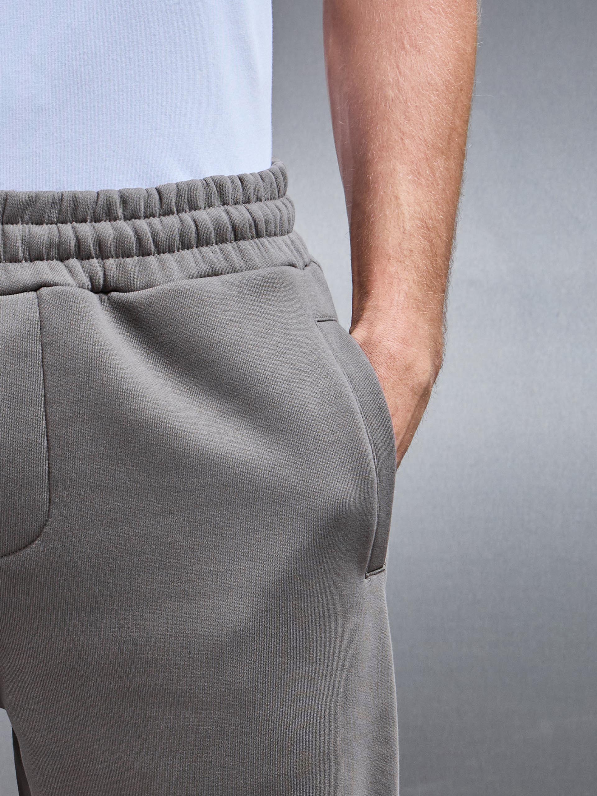 Essential Relaxed Fit Cuffed Jogger in Grey - Image 4