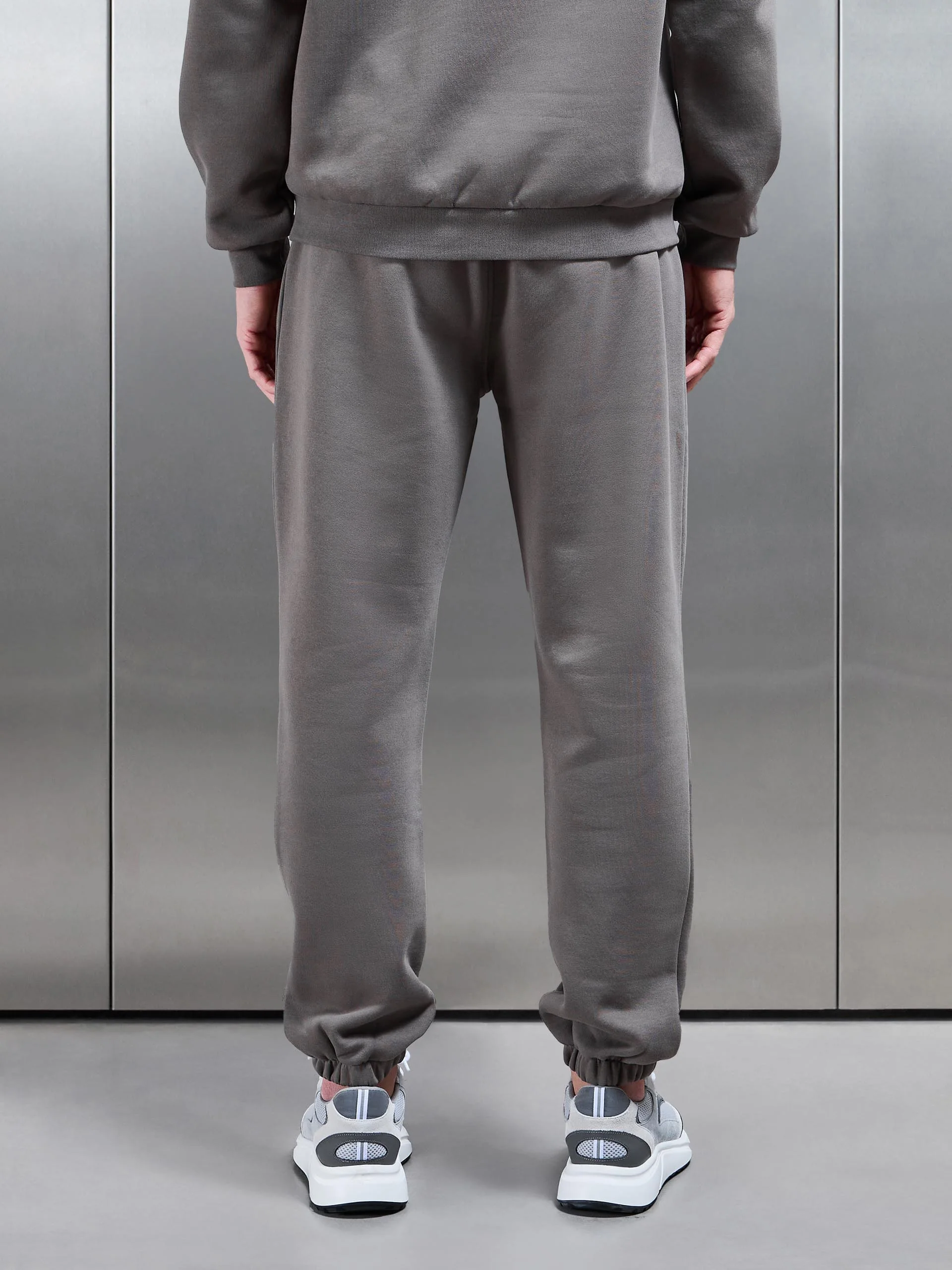 Essential Relaxed Fit Cuffed Jogger in Grey - Image 5