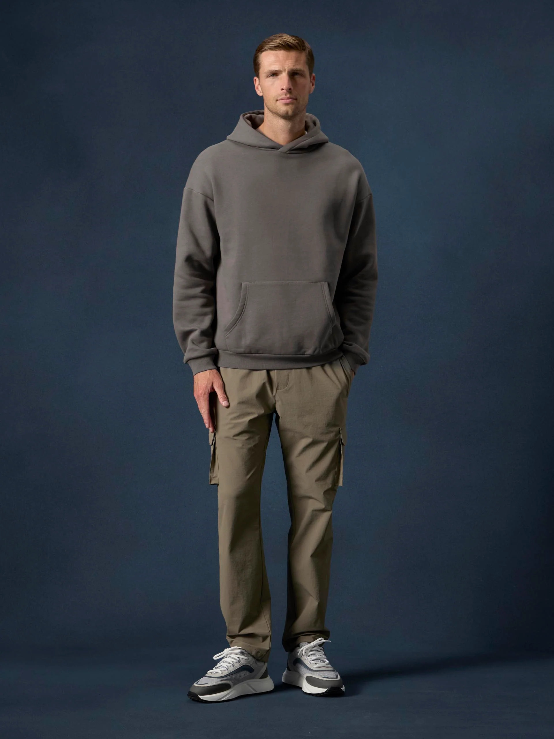 Essential Relaxed Hoodie in Grey - Image 2