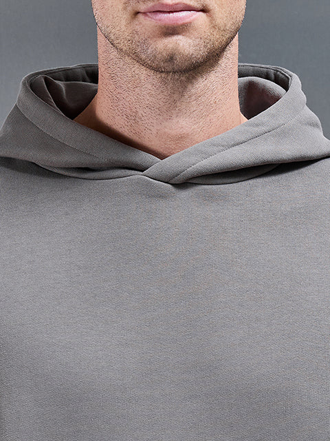 Essential Relaxed Hoodie in Grey - Image 4