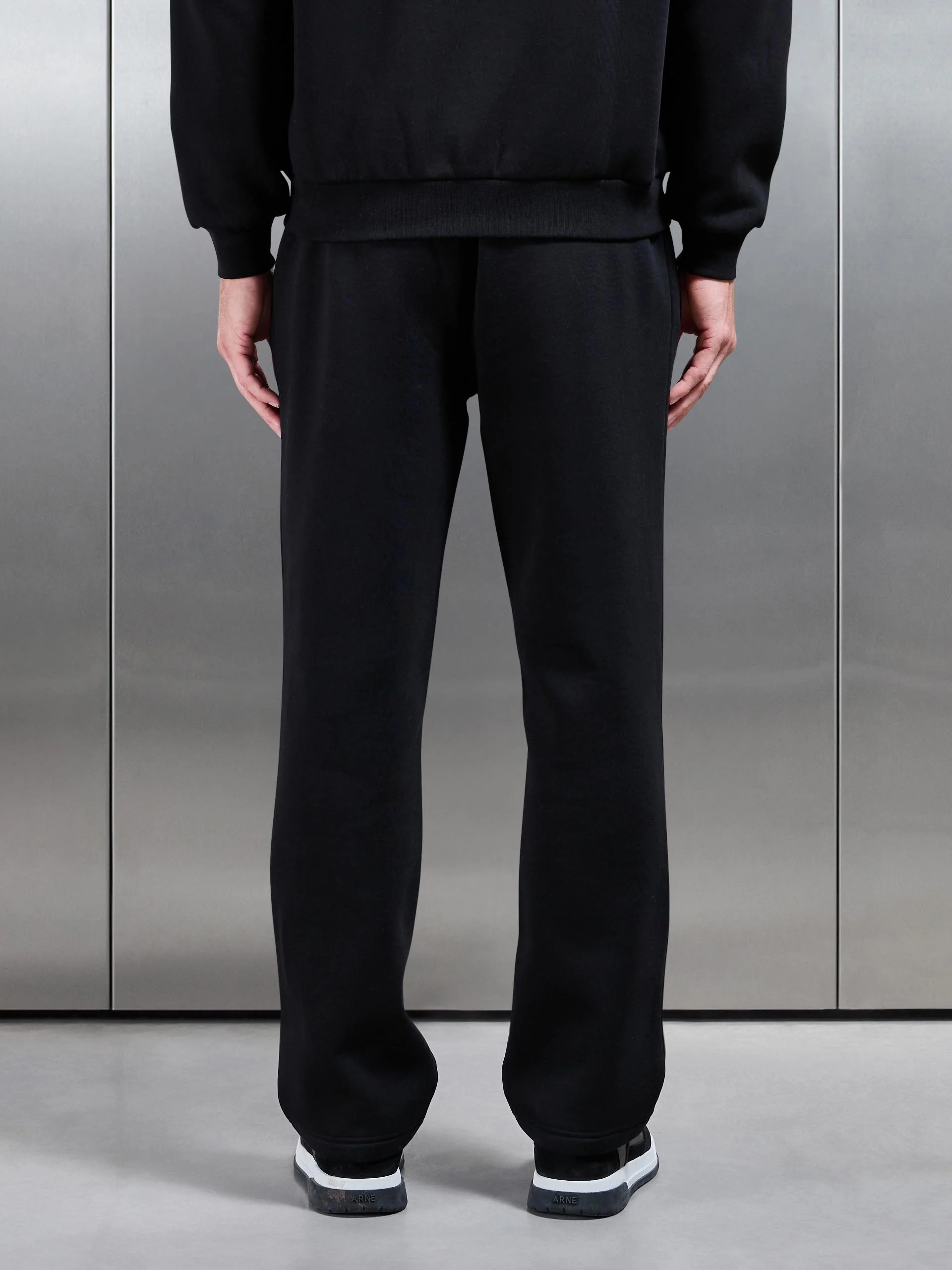 Essential Straight Leg Jogger in Black - Image 5