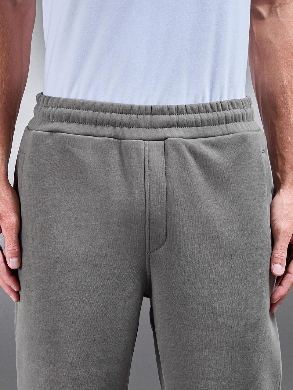 Essential Straight Leg Jogger in Grey - Image 4