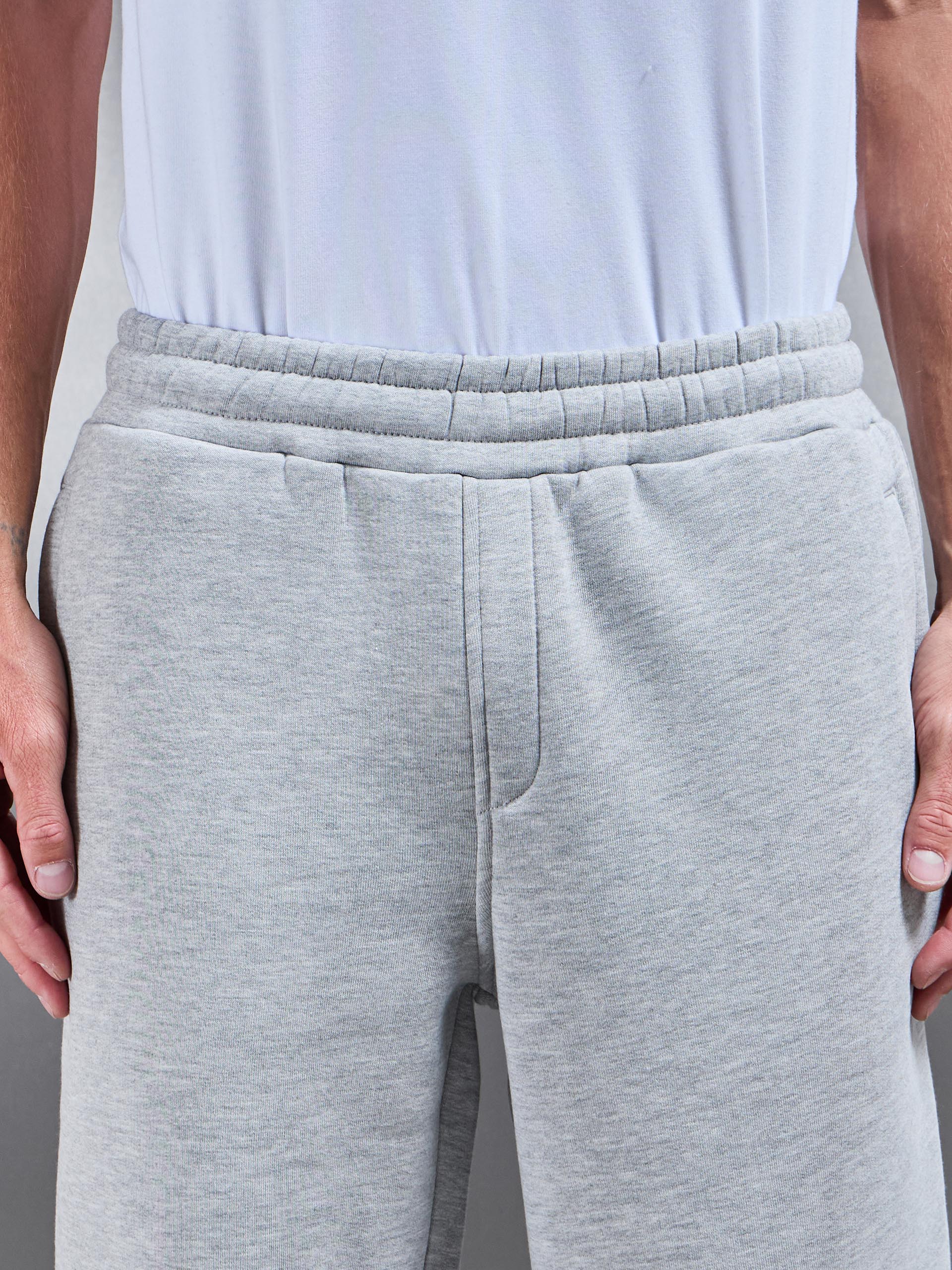 Essential Straight Leg Jogger in Marl Grey - Image 4