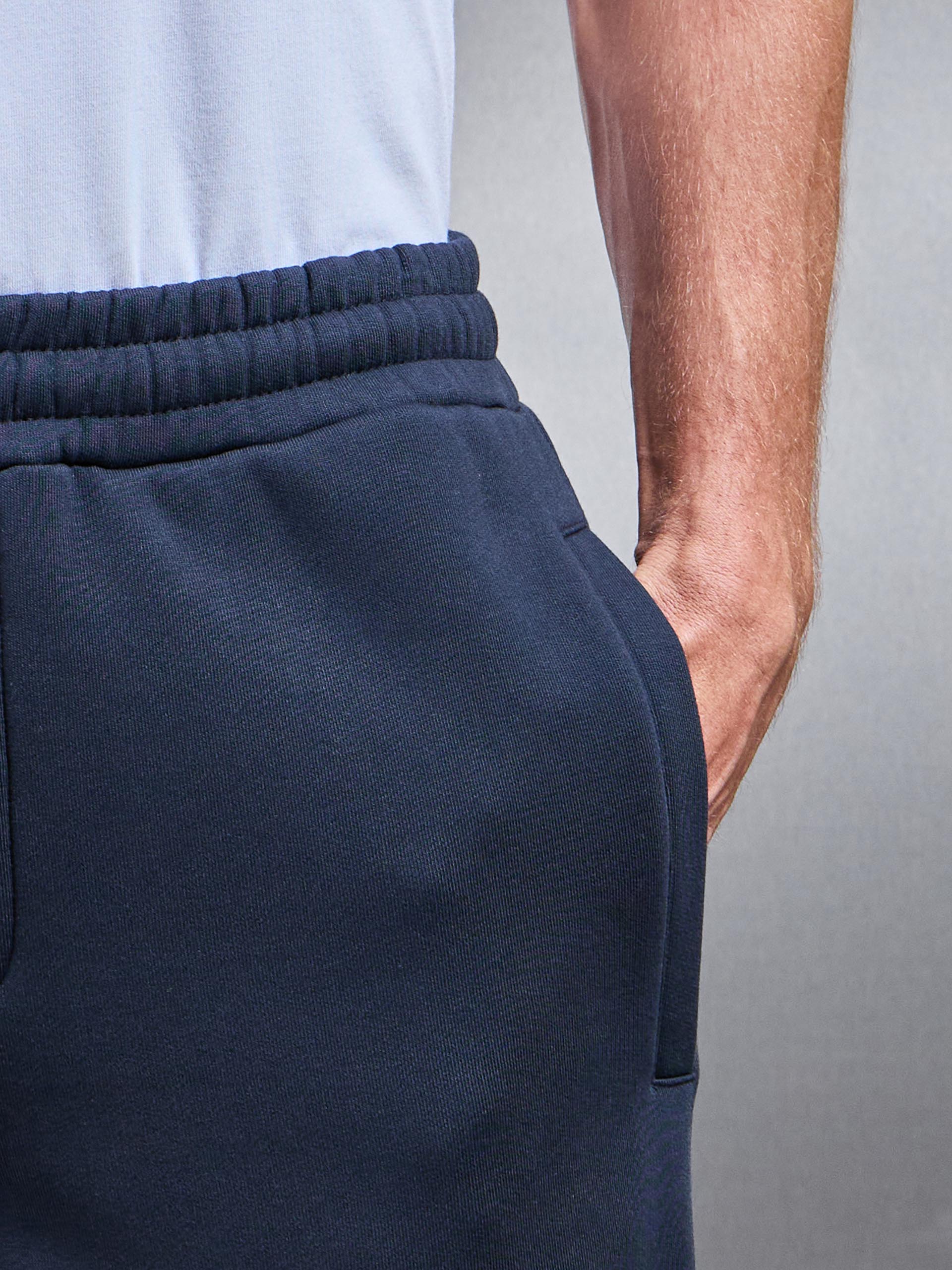 Essential Straight Leg Jogger in Navy - Image 4