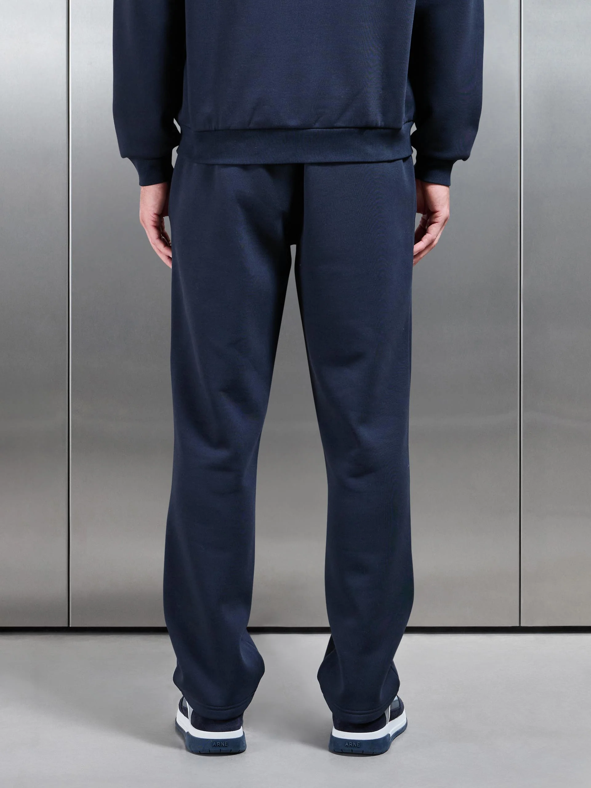 Essential Straight Leg Jogger in Navy - Image 5