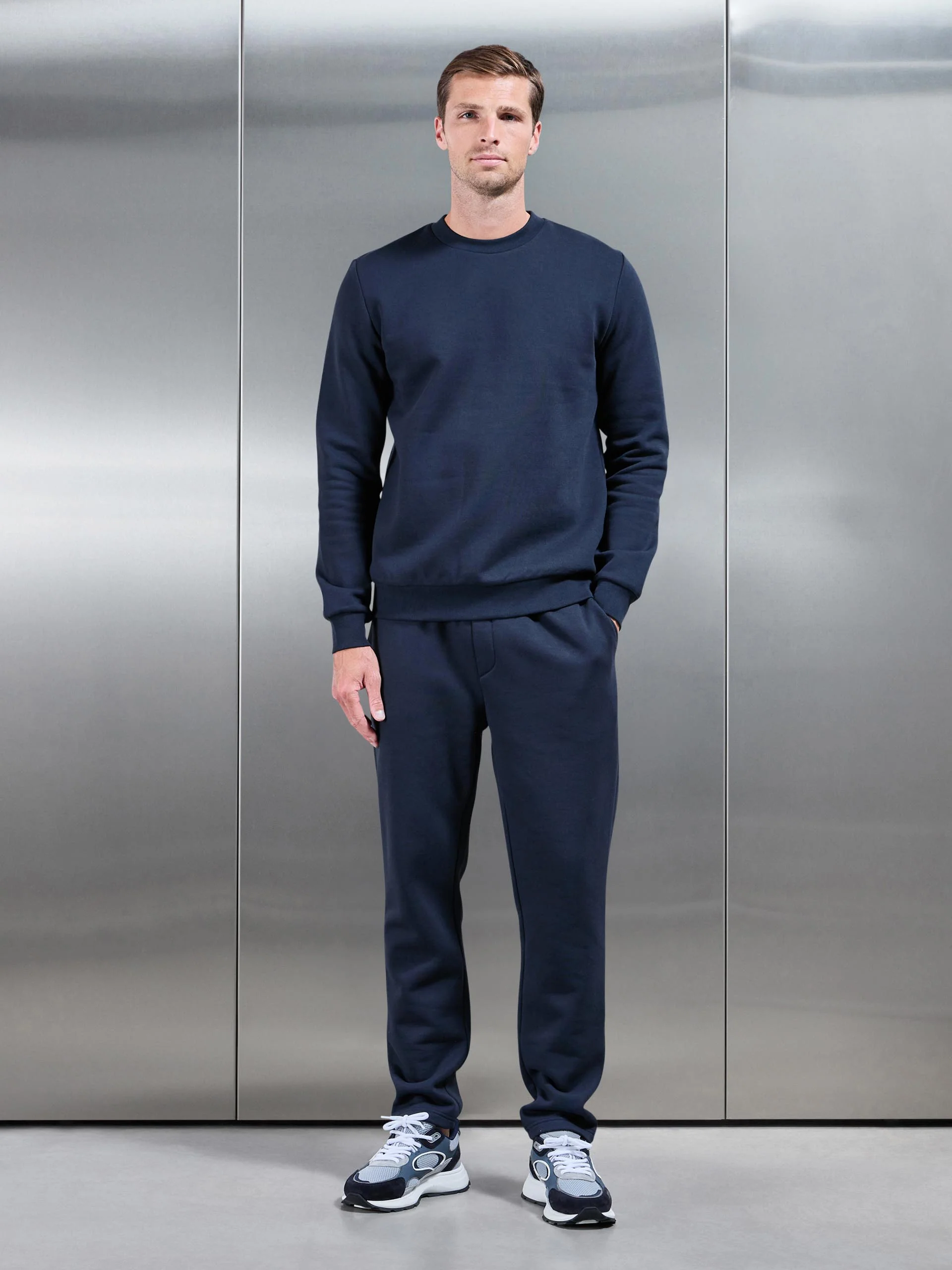 Essential Sweatshirt in Navy - Image 2