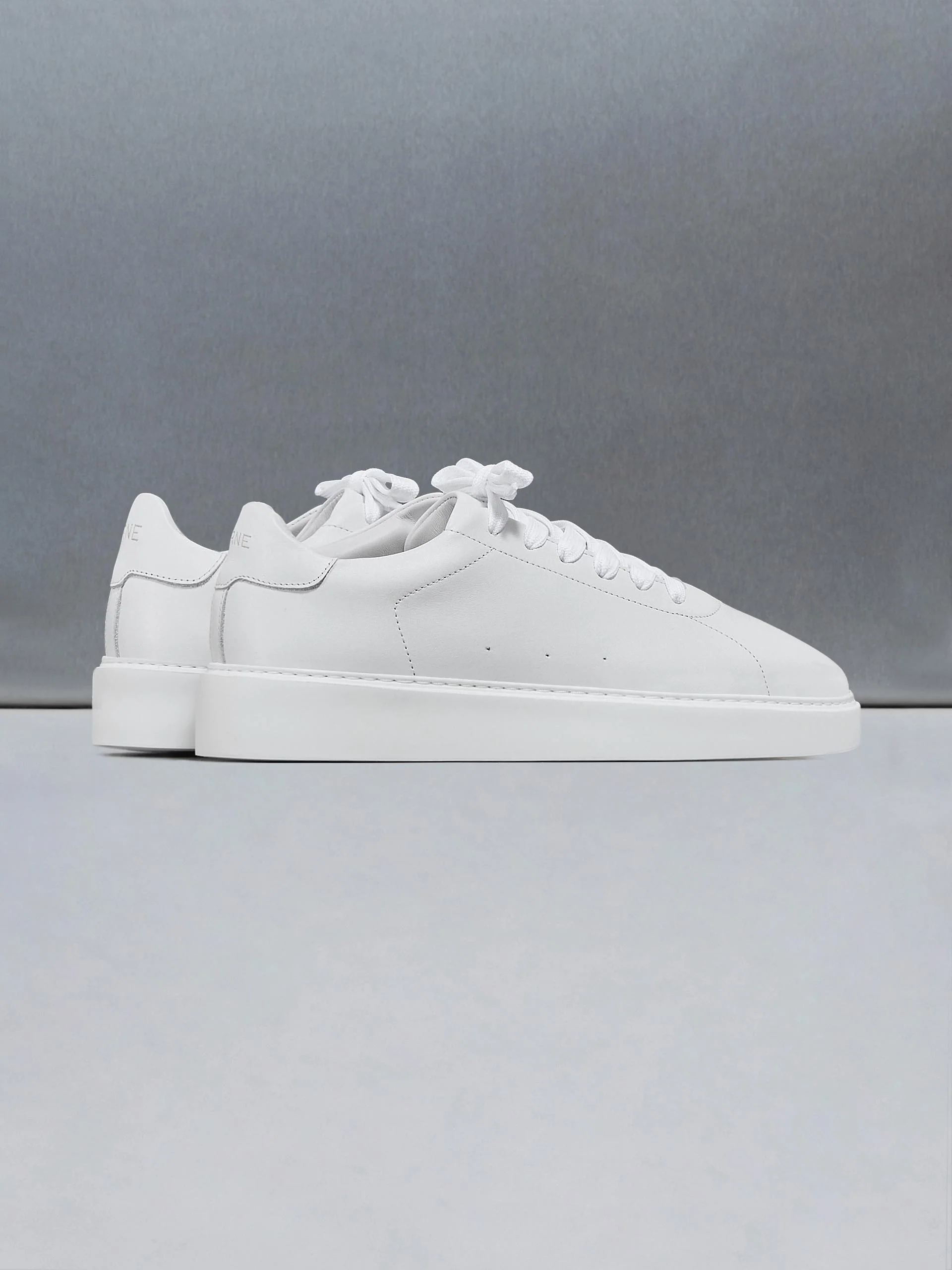Everyday Leather Trainer in White - Image 4